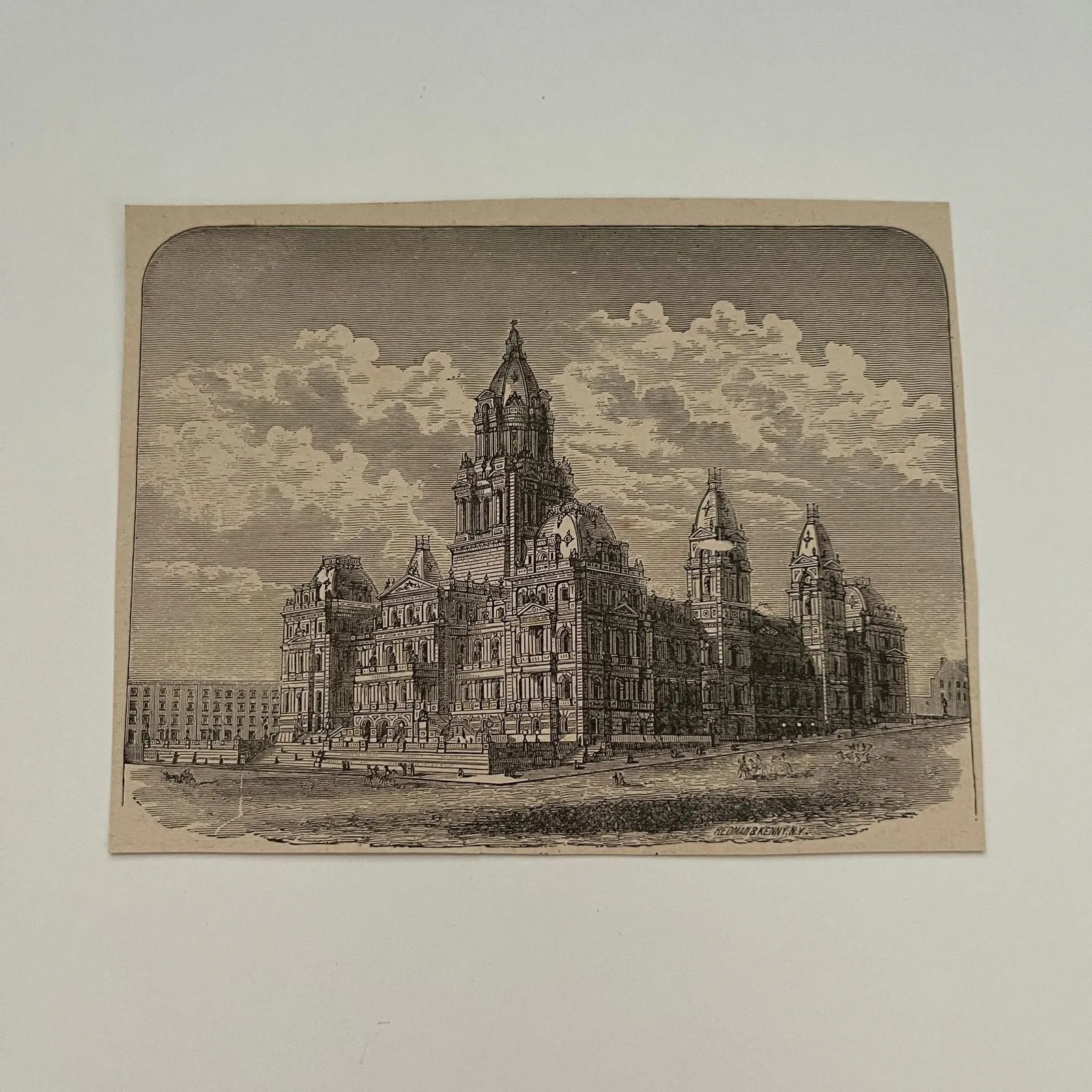Product image for Redman & Kenny N.Y. 1894 Art Engraving SAG4-8