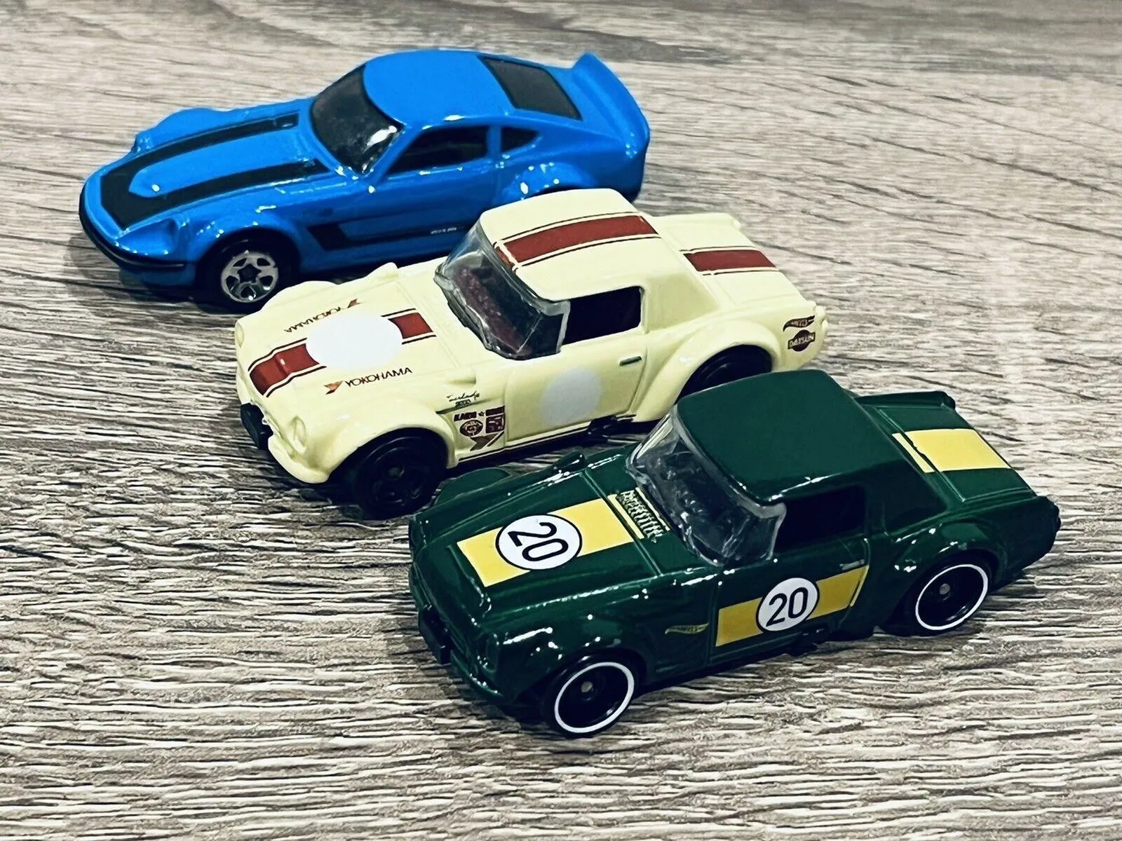 Product image for Mixed Lot Of 3  HOT WHEELS (HW LEGENDS OF SPEED) FAIRLADY 2000