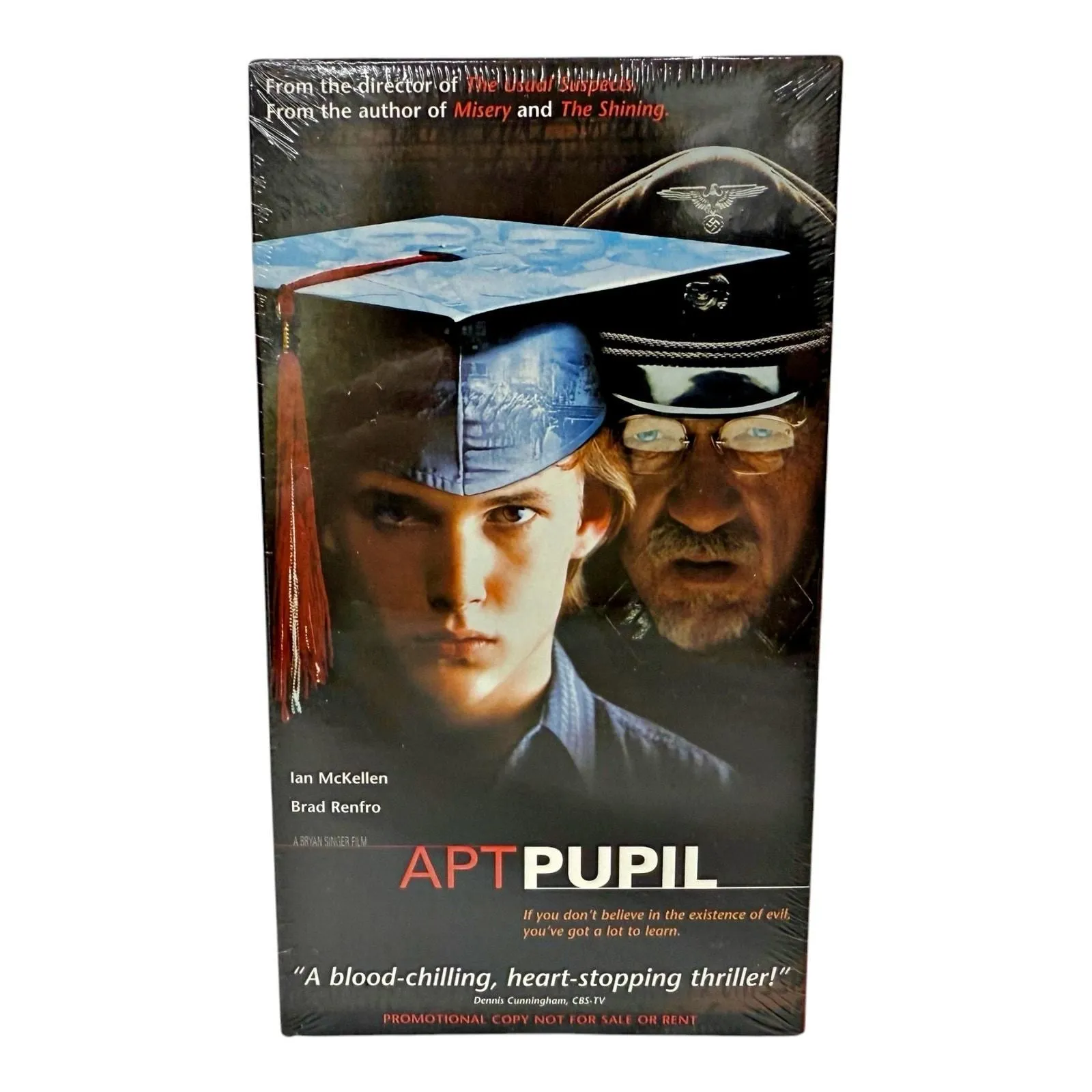 Product image for Apt Pupil VHS Screener Demo Promo SEALED 1998 Ian McKellen