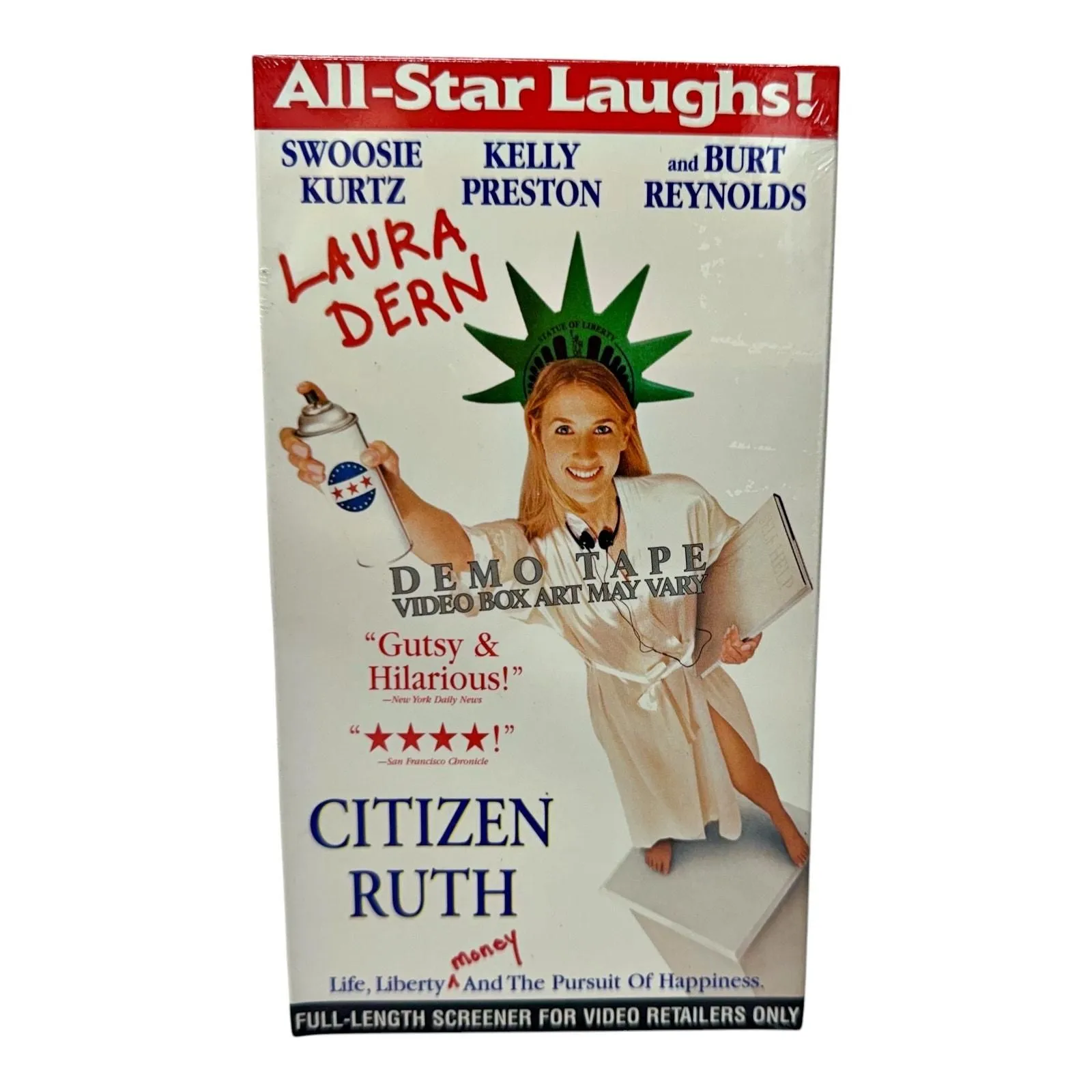 Product image for Citizen Ruth VHS Screener Demo Promo SEALED 1996 Laura Dern