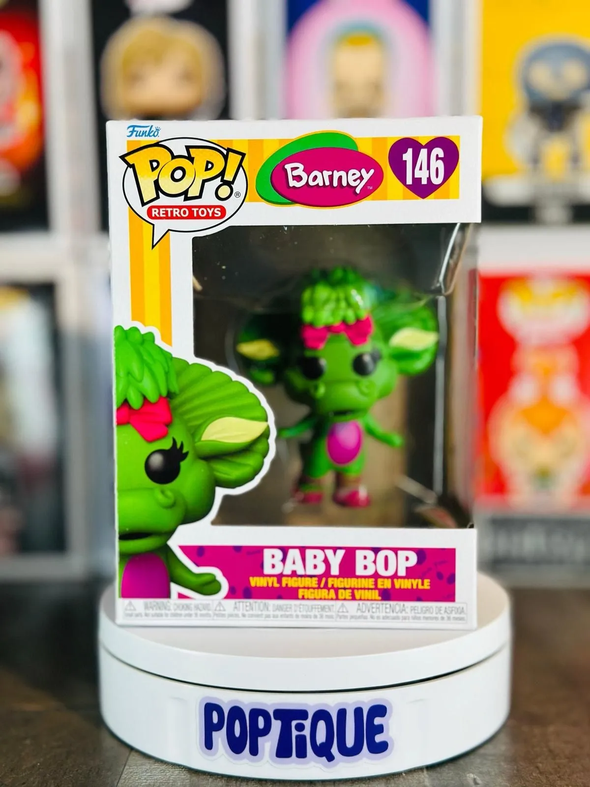 Product image for Barney Baby Bop Funko Pop Vinyl Figure #146