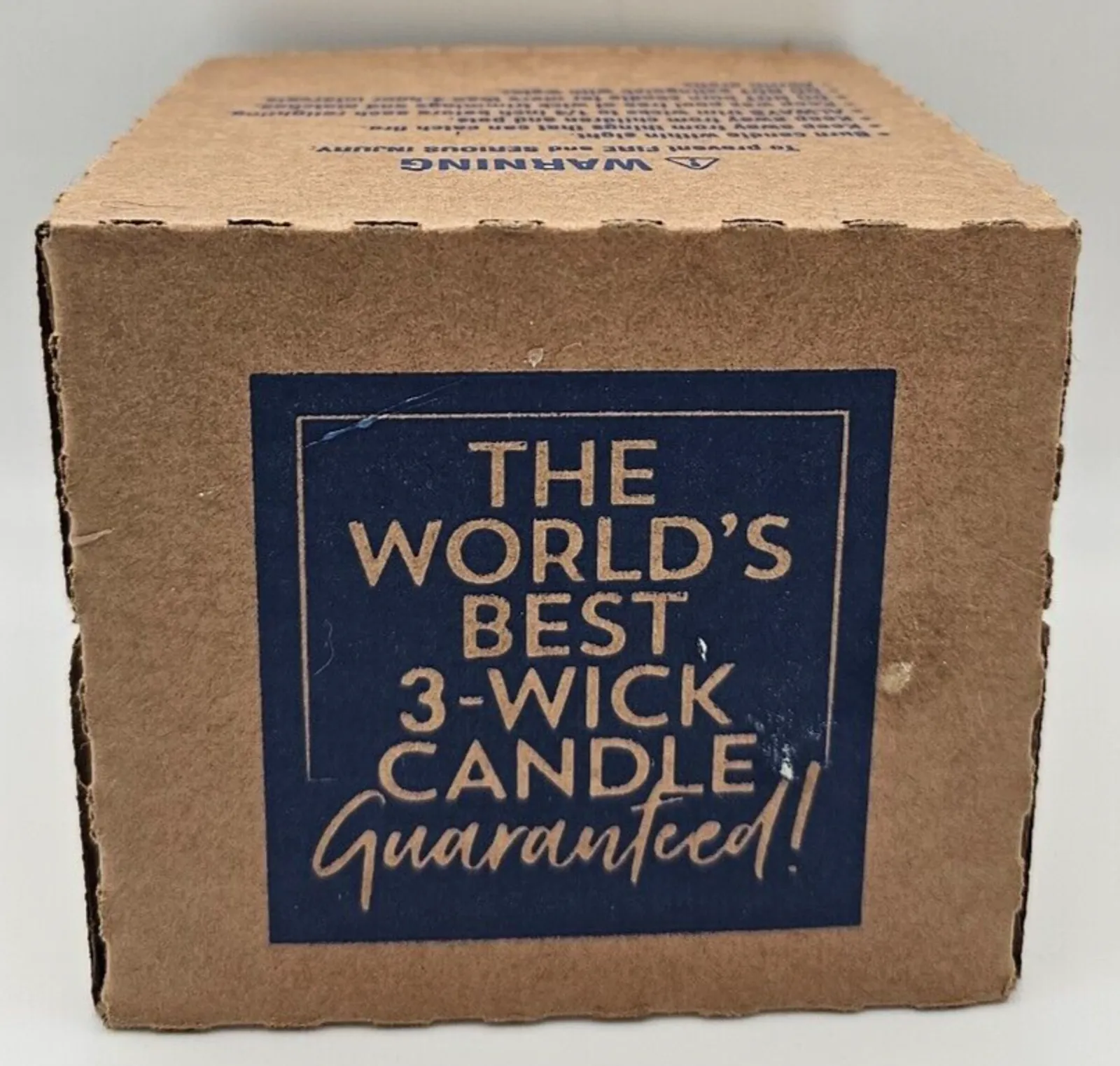 Product image for New In Box Bath And Body Works Berry Waffle Cone 3 Wick Scented Candle