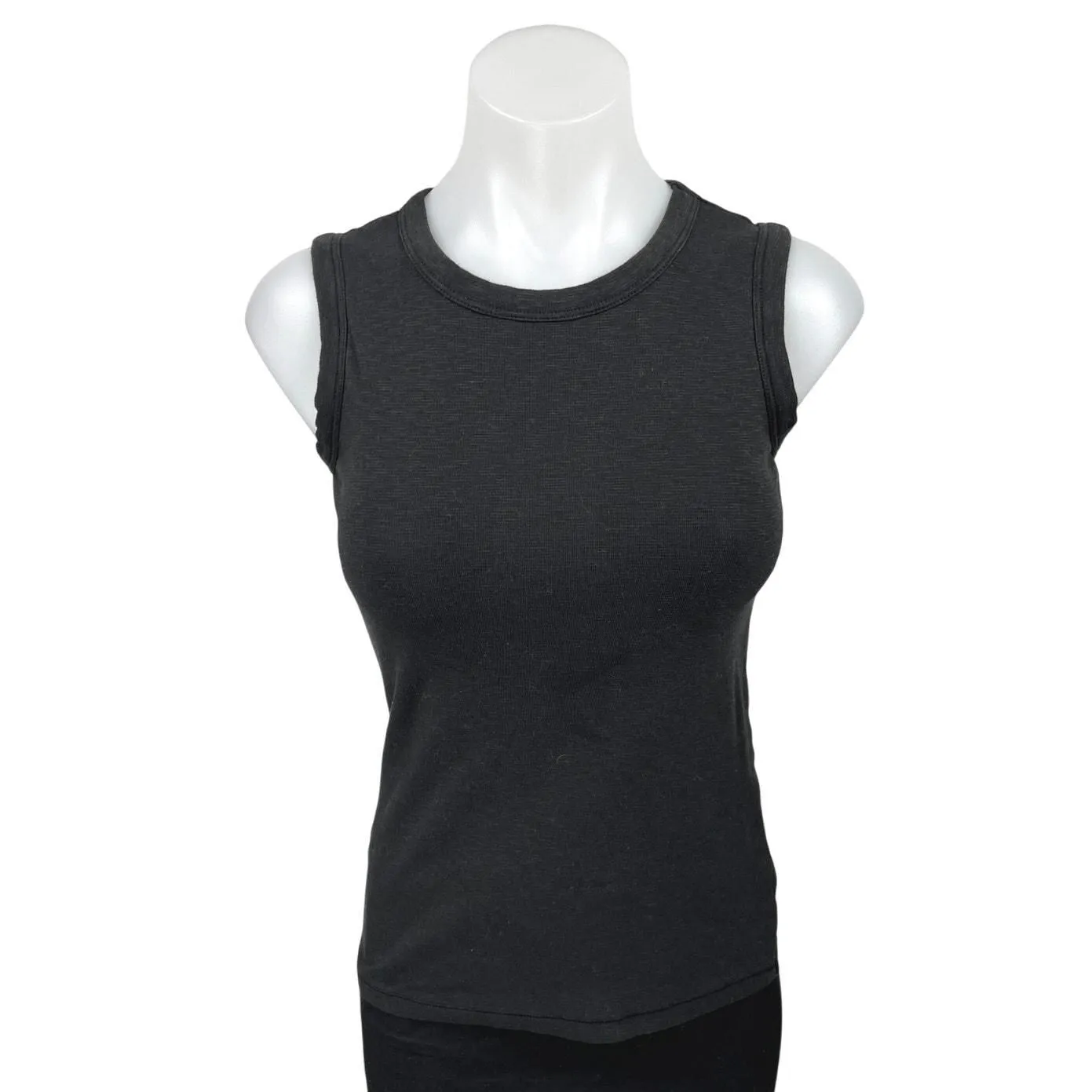 Product image for Rachel Zoe Black Layering Base Layer Sleeveless Muscle Tee Tank Top Size XS - Tops - pre-owned---good - Rachel Zoe