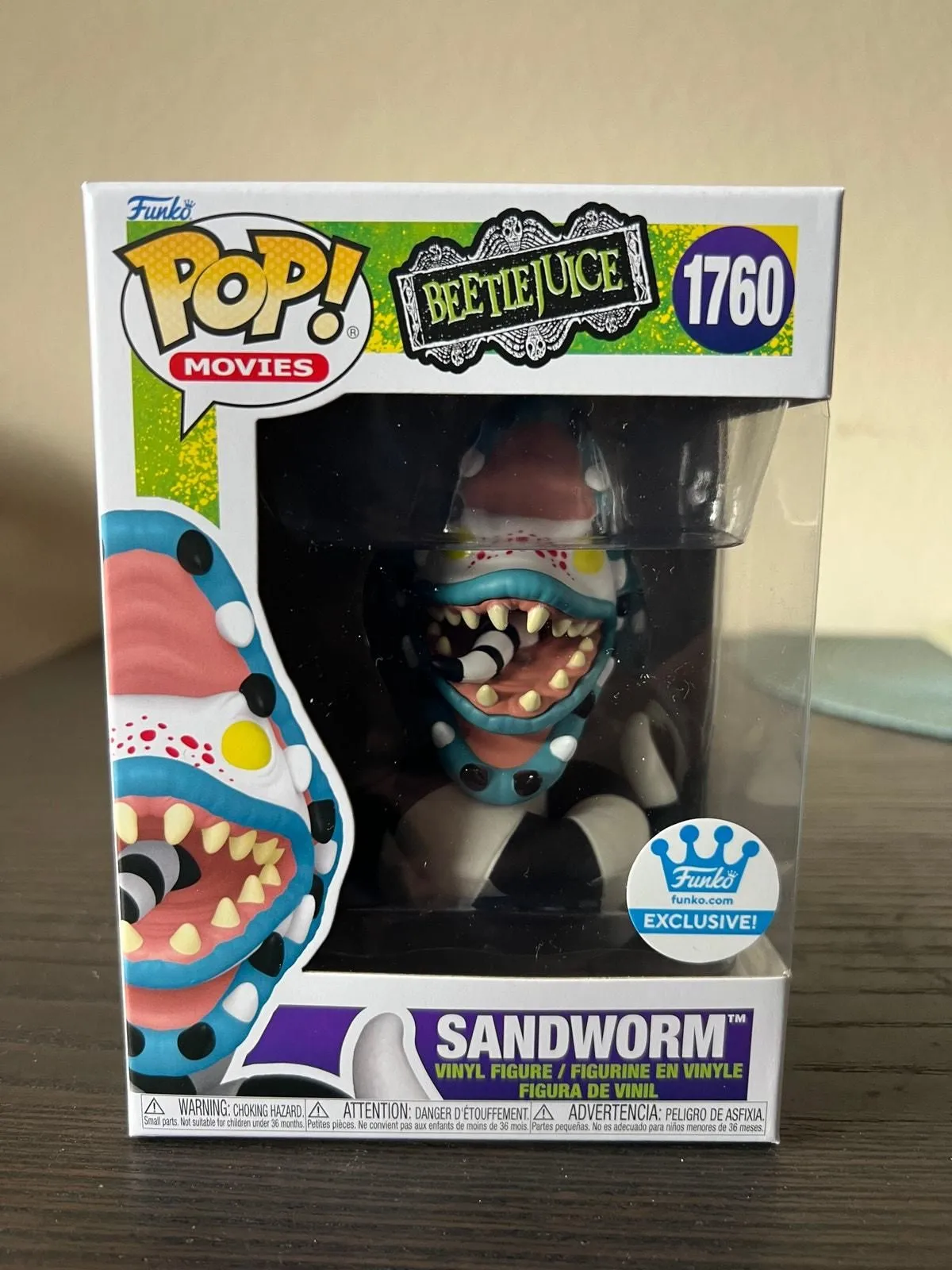 Product image for IN HAND EXCLUSIVE Sandworm Beetlejuice Funko Pop #1760 Movies Shop Films Vinyl