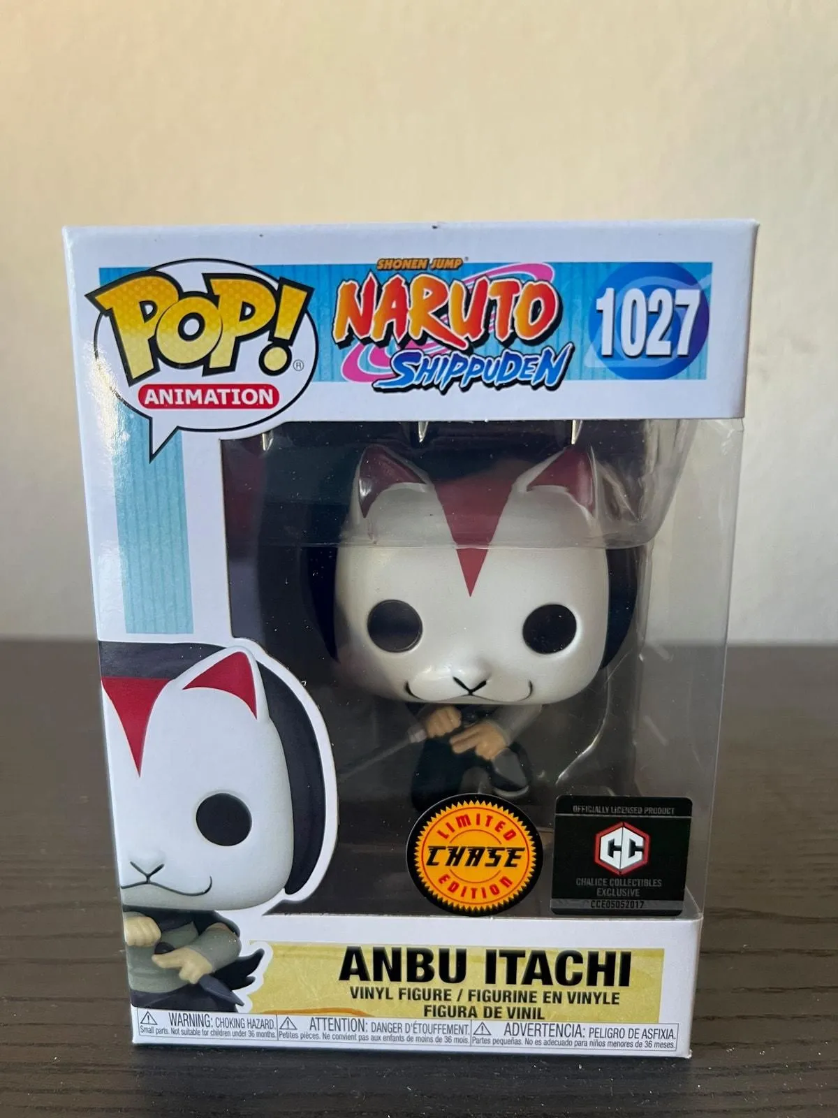 Product image for LIMITED EDITION CHASE EXCLUSIVE Anbu Itachi Funko Pop #1027 Naruto Anime Manga