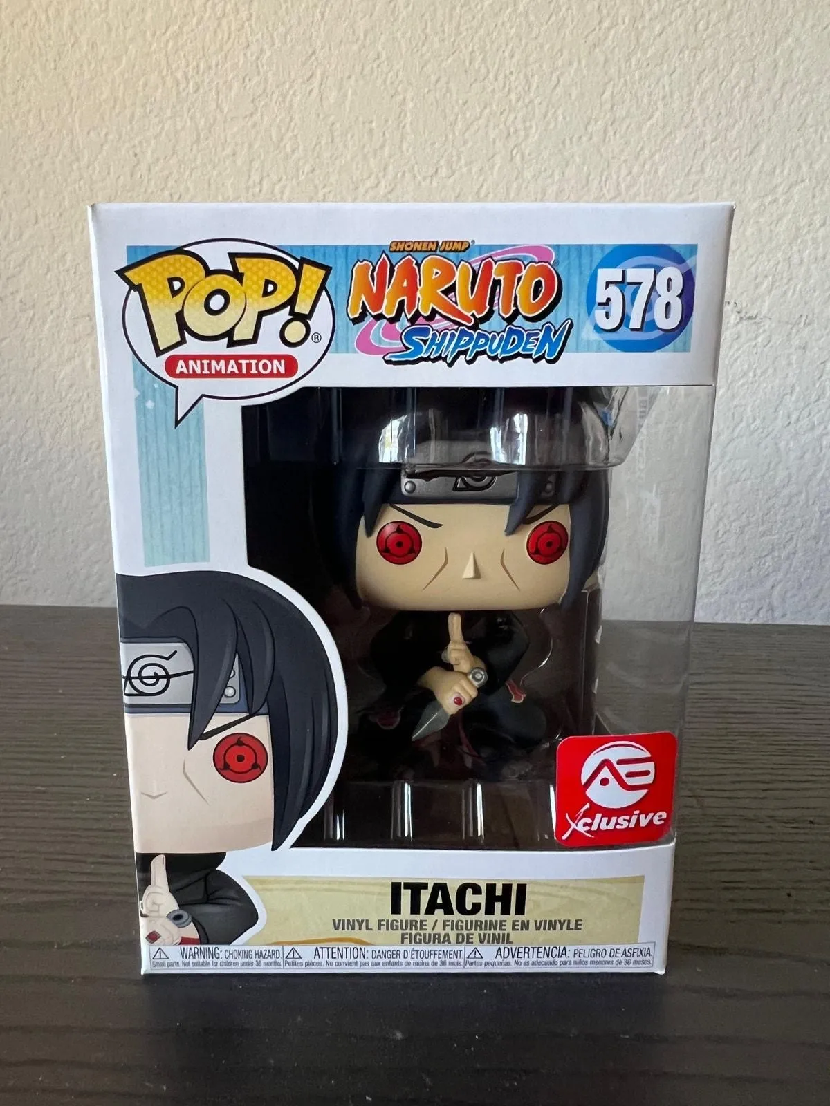Product image for EXCLUSIVE Itachi Funko Pop #578 Naruto Shippuden Manga Anime Animation Cartoon