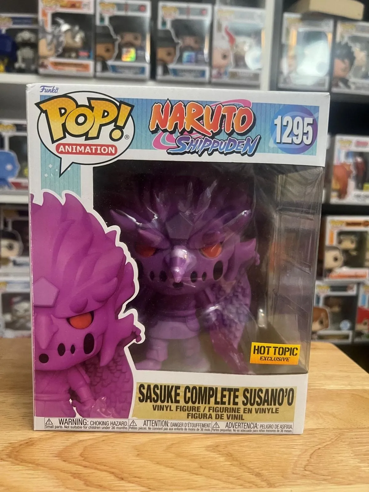 Product image for DELUXE EXCLUSIVE Sasuke (Complete Susano'O) Naruto Funko Pop #1295 Shippuden TV