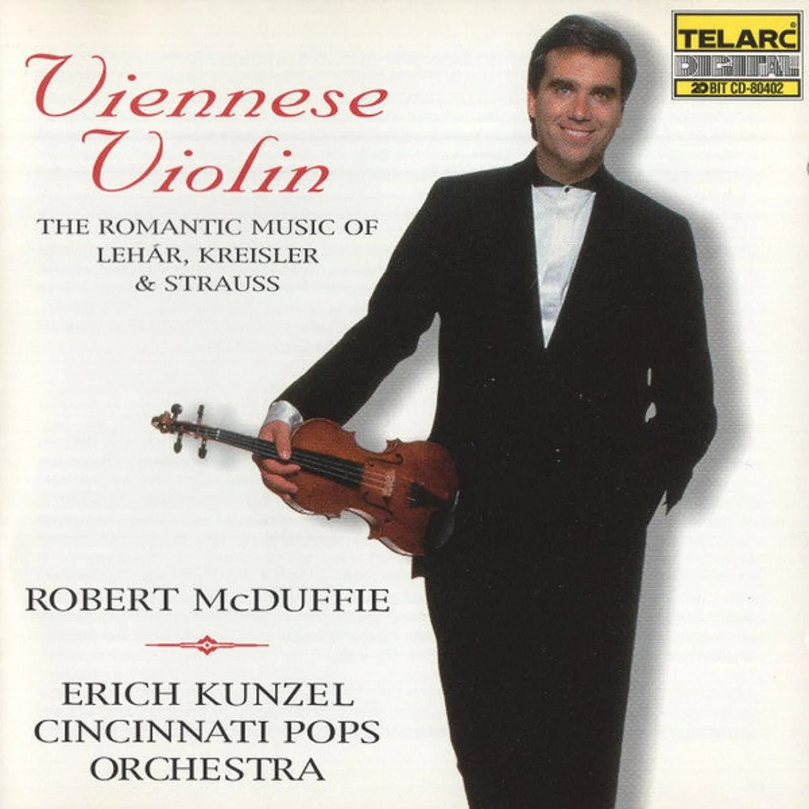 Product image for Robert McDuffie, Erich Kunzel, Cincinnati Pops Orchestra, Franz Lehár, Fritz Kreisler, Johann Strauss Jr. - Viennese Violin (CD)