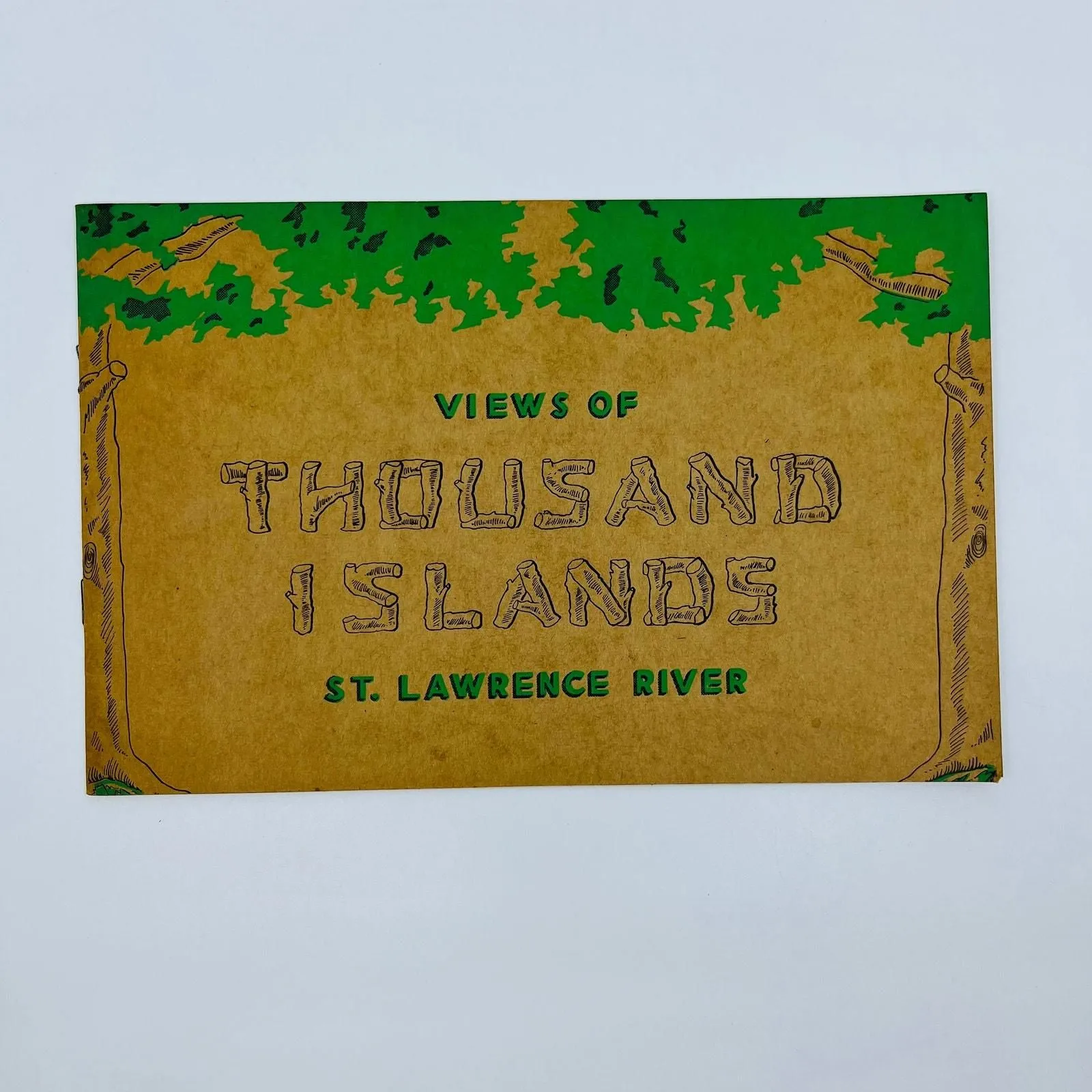 Product image for 1930s Views of Thousand Islands St. Lawrence River Souvenir Photo Book NY TD8