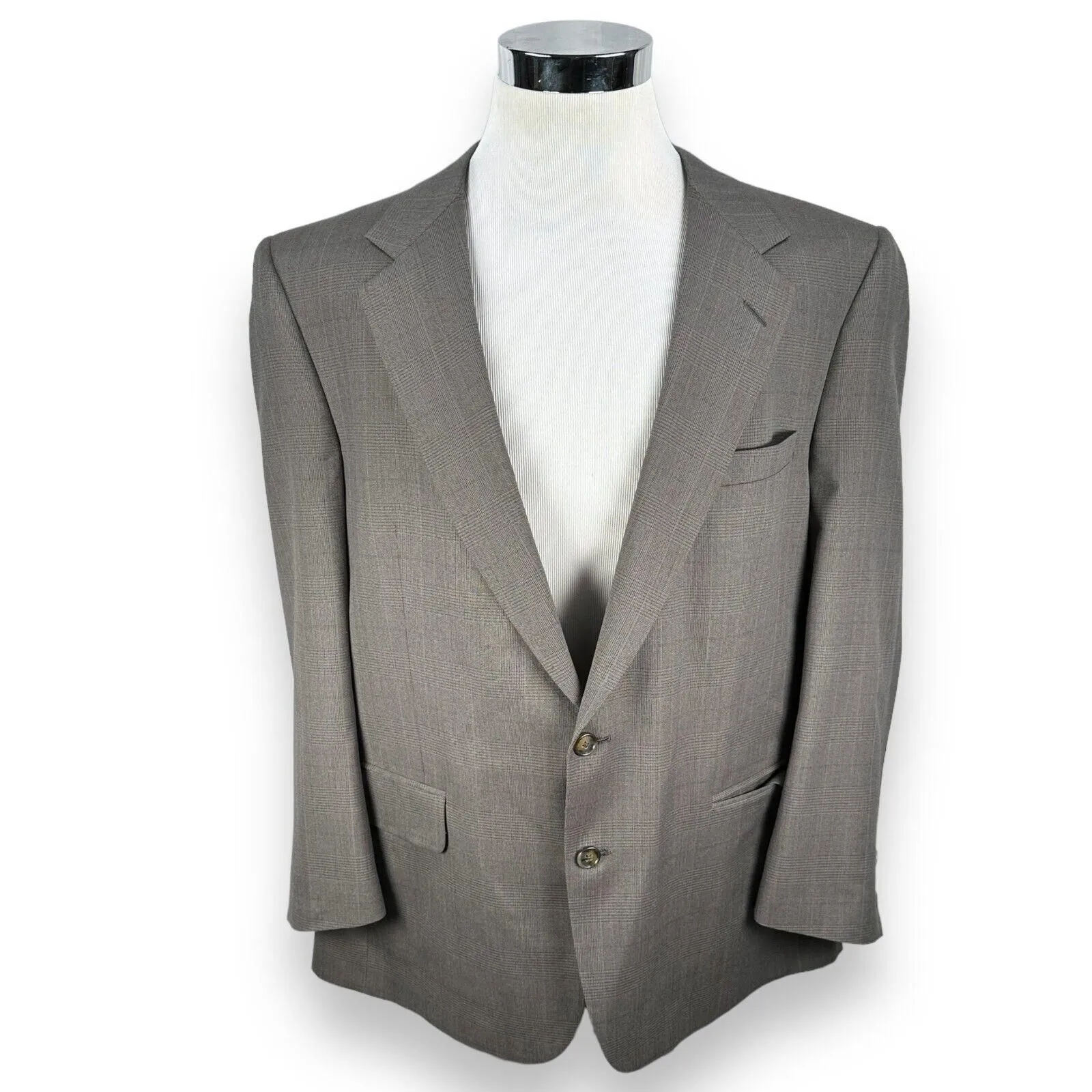Product image for Christian Dior Blazer Jacket Men's 48R Gray Single Breasted Notch Lapel Pockets - pre-owned---good - Dior