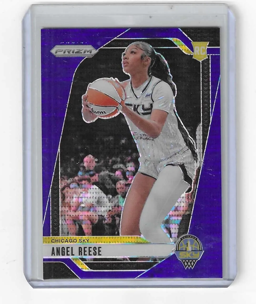Product image for 2024 Prizm Angel Reese RC Blue Shimmer #161/199 - Basketball - RC - Prizm - Angel Reese - 2023 Prizm - Chicago Sky