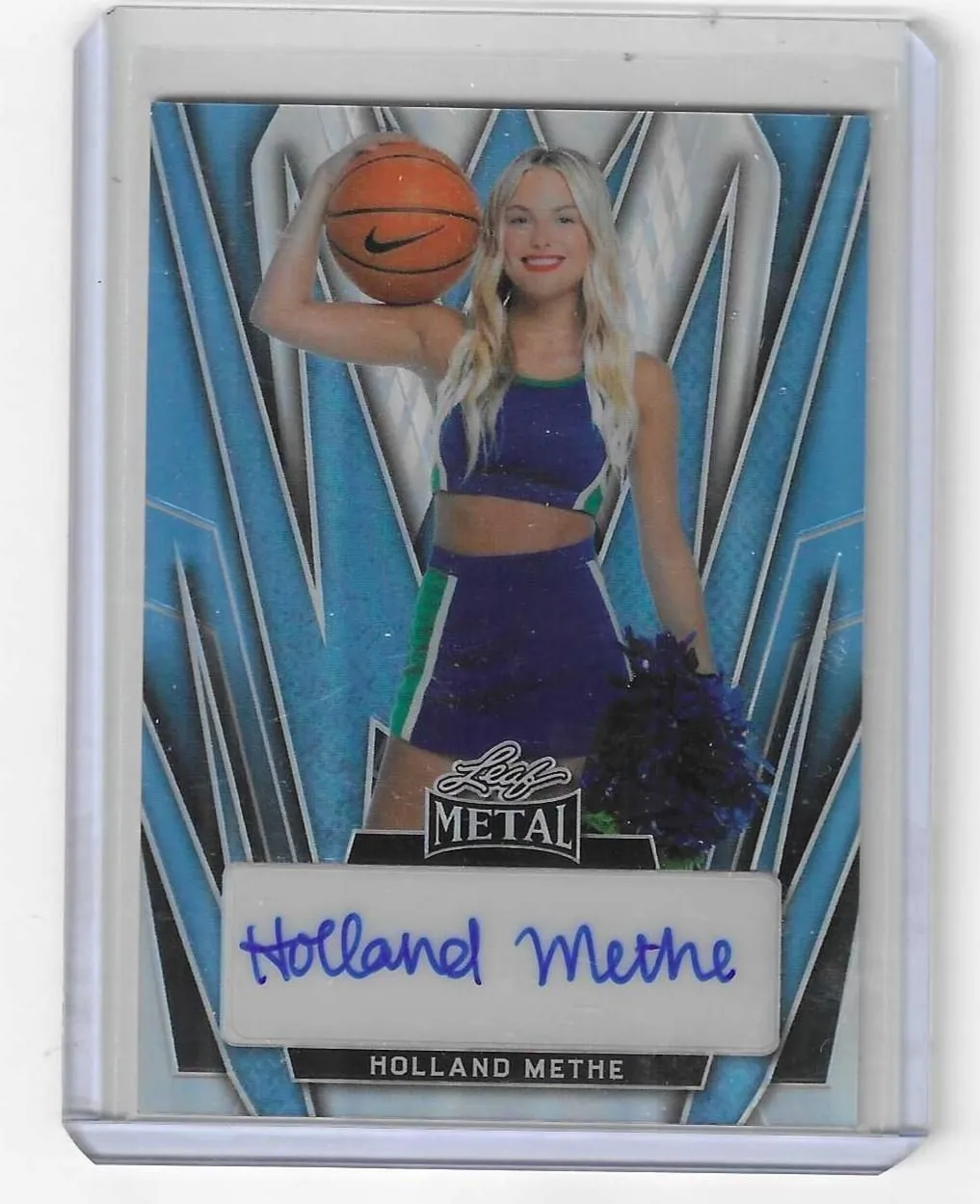 Product image for Holland Methe 2024 Leaf Metal Auto #1/4 - Leaf Metal - Leaf - Autograph - Holland Methe - Yes