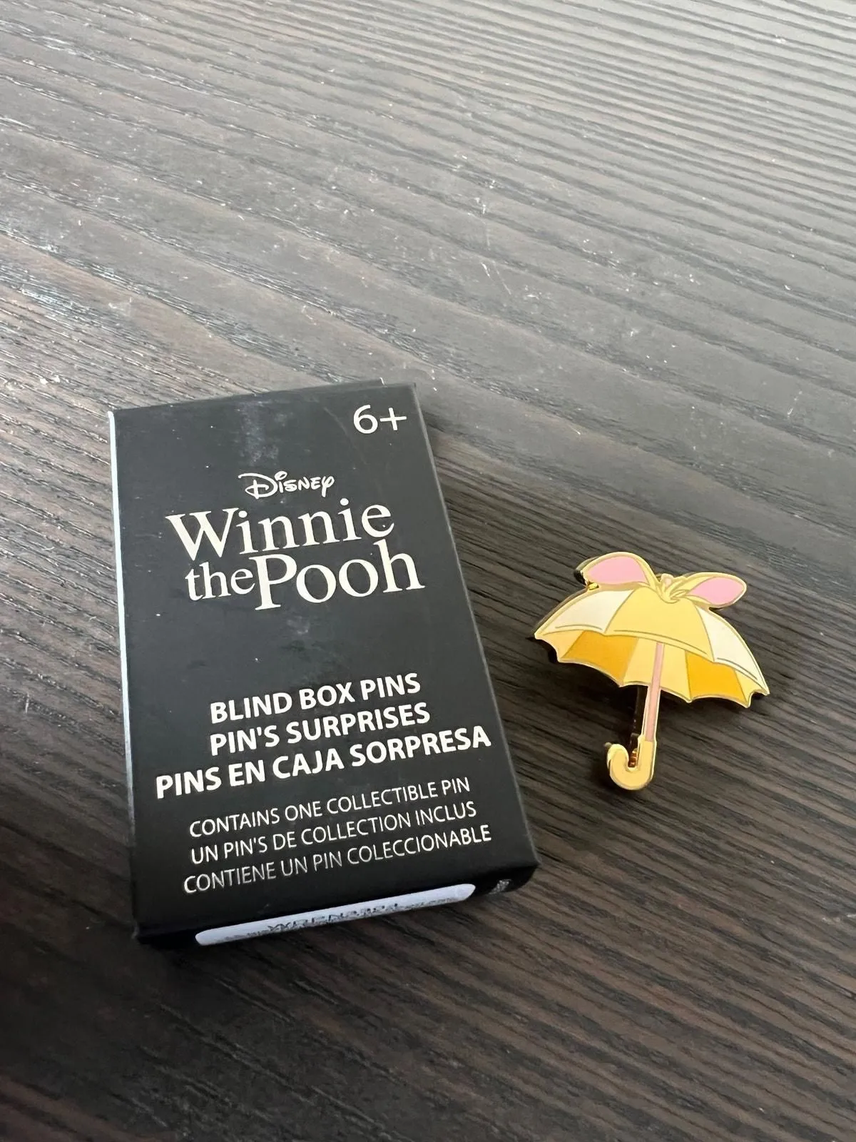 Product image for Loungefly Disney Winnie the Pooh Umbrella Pin Blind Box Rabbit Funko Collectible