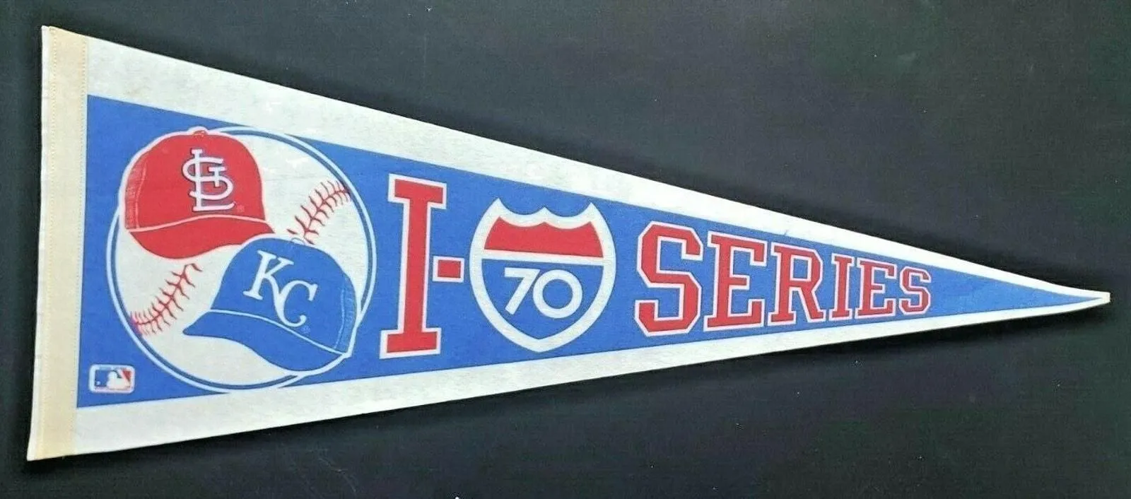 Product image for Vintage I-70 Series St. Louis Cardinals vs Kansas City Royals Pennant 12"x30"