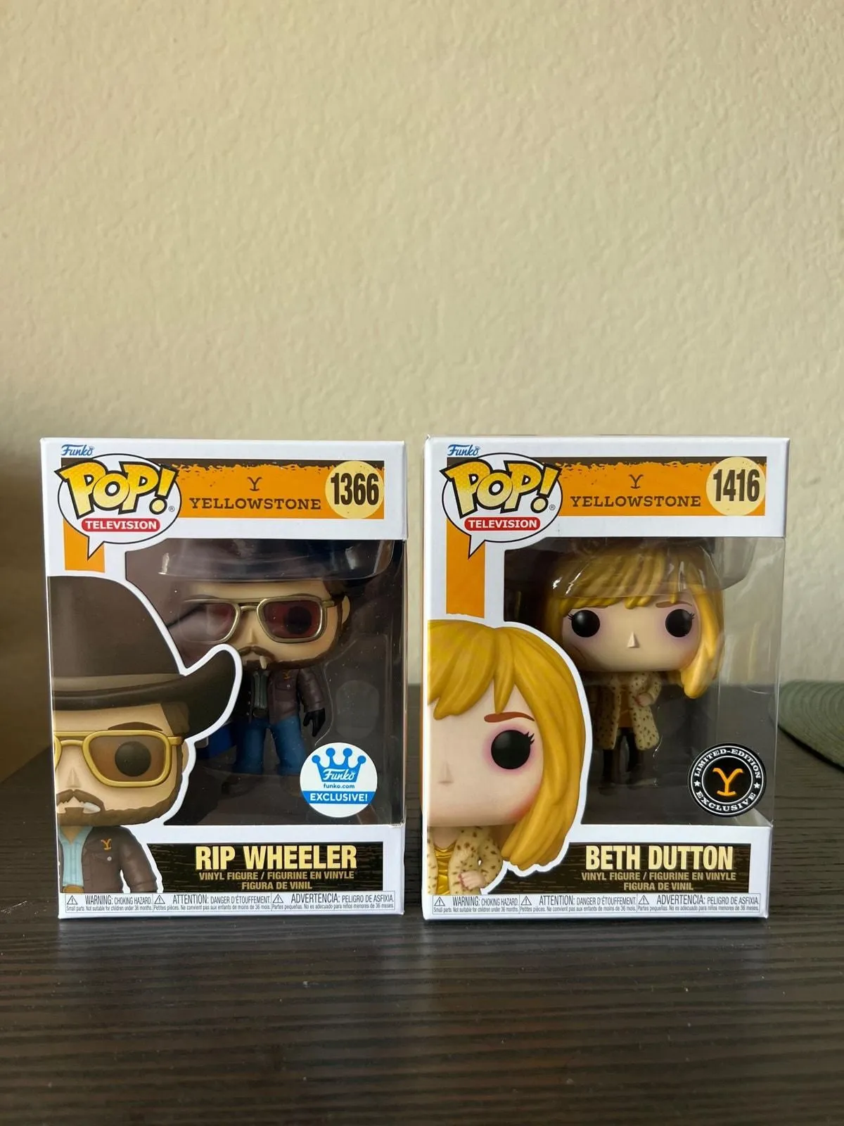 Product image for EXCLUSIVE Rip Wheeler & Beth Dutton Funko Pops #1366 #1481 Yellowstone Cooler