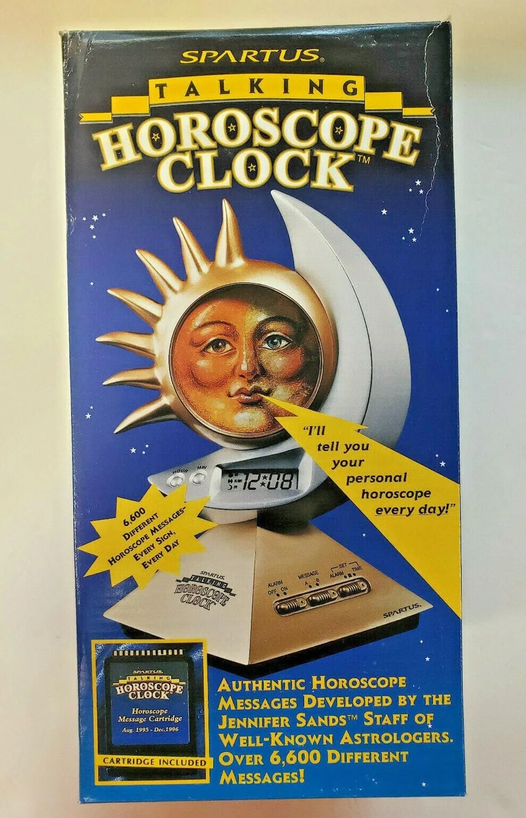 Product image for Spartus Talking Horoscope Clock by The Jennifer Sands Collection New U153