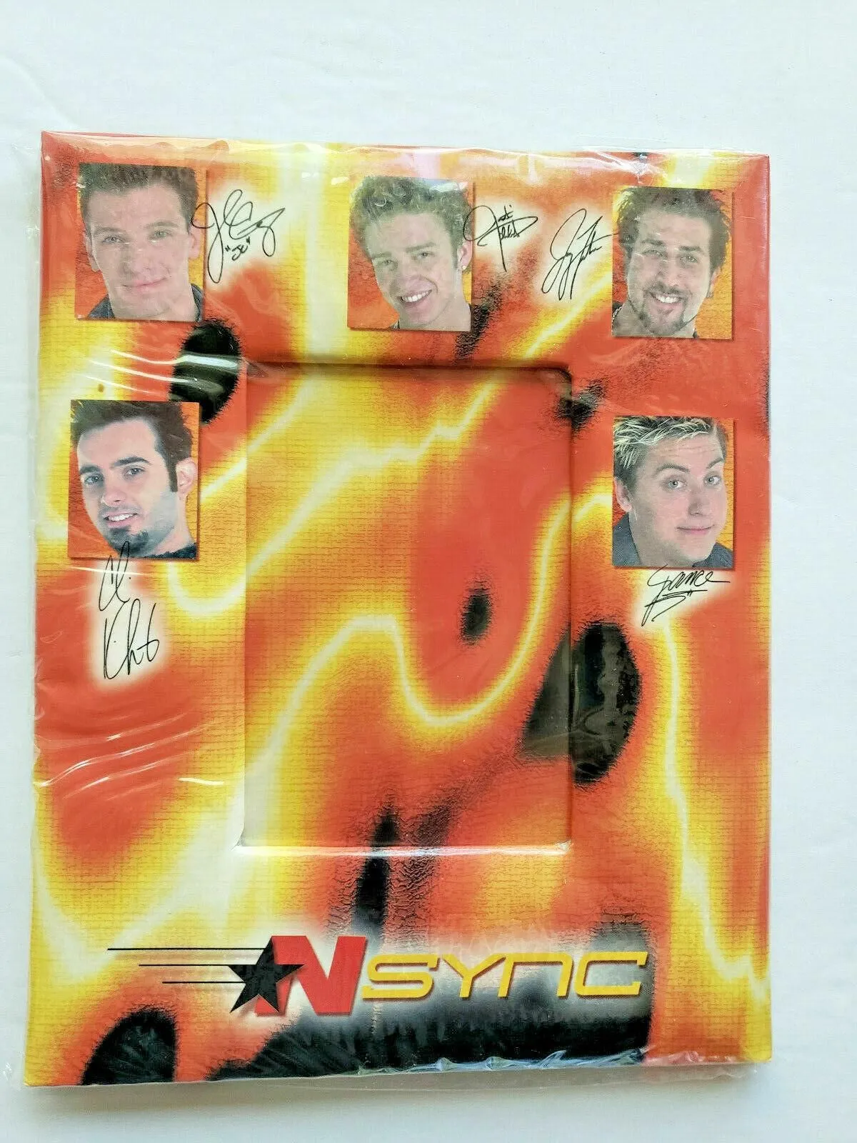 Product image for Vintage 2001 NSYNC Picture Frame by Zeeks 6x8 Brand New In Package U153