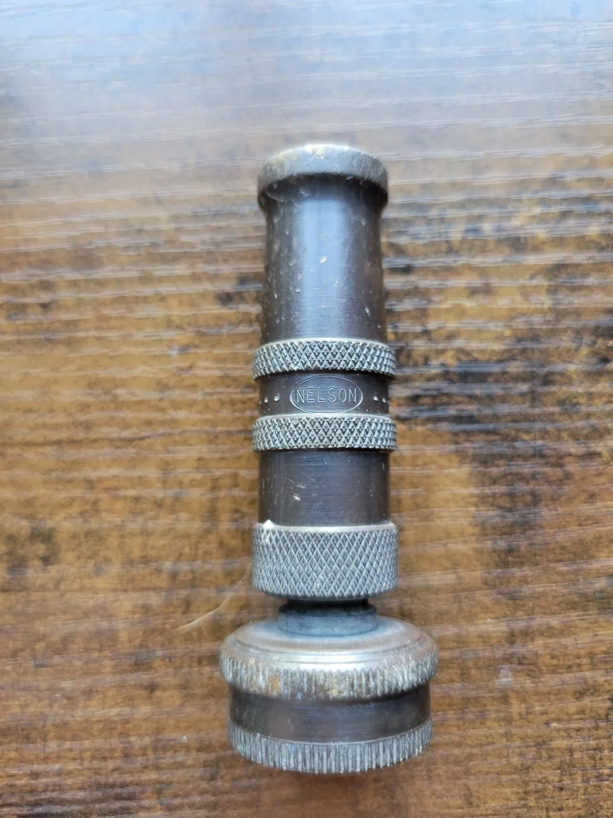 Product image for Vintage Nelson Brass 3 inch Garden Hose Screw-On Sprinkler Head Nozzle