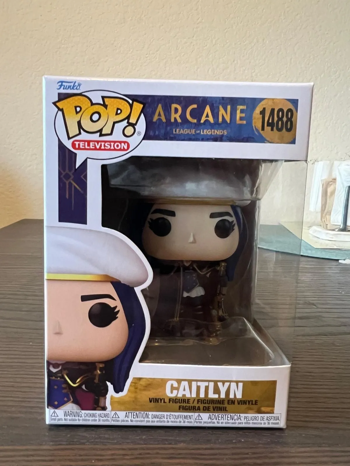 Product image for Caitlyn Arcane League of Legends Funko Pop #1488 TV Gaming Television Animation