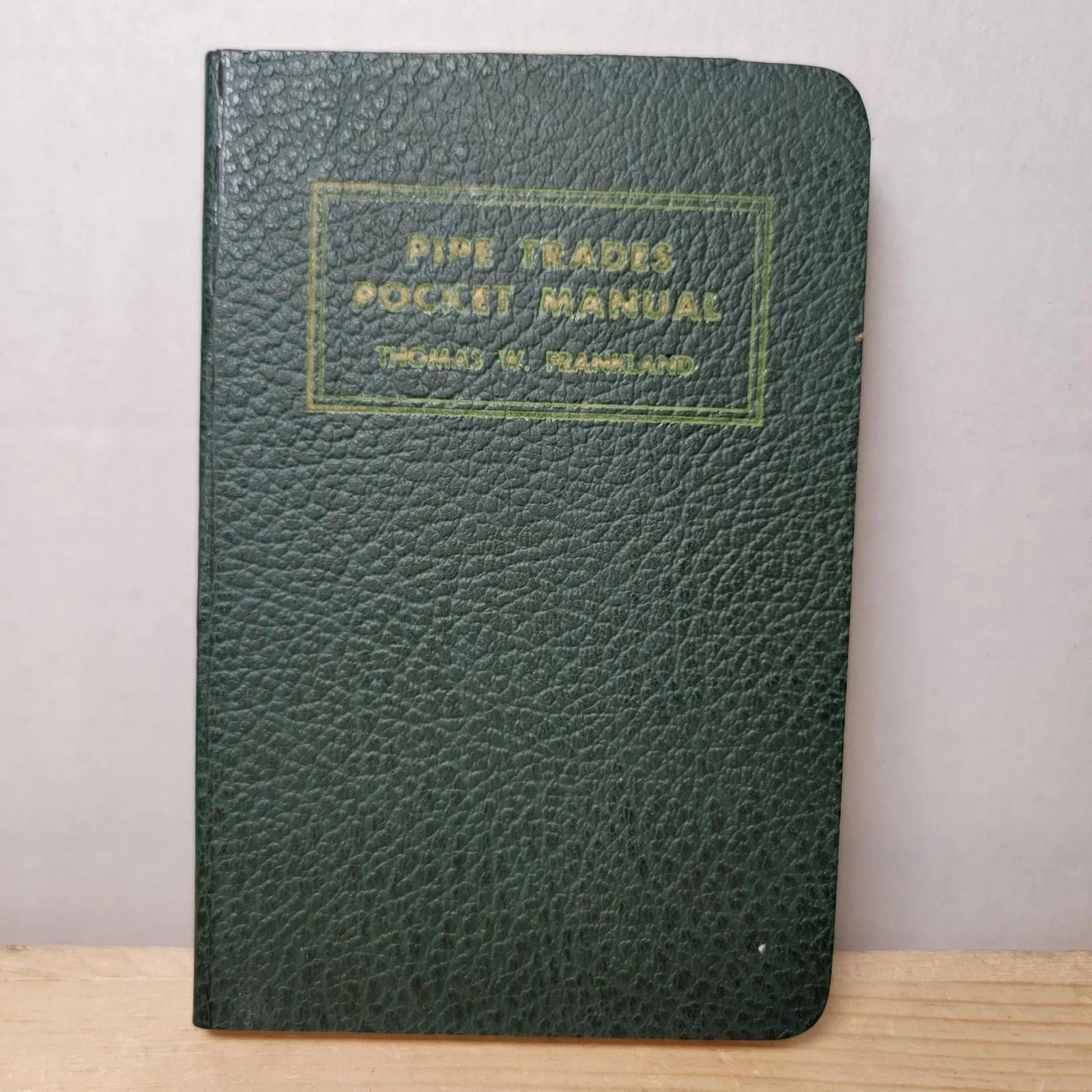 Product image for VINTAGE BOOK Pipe Trades Pocket Manual by Thomas Frankland (c 1964)