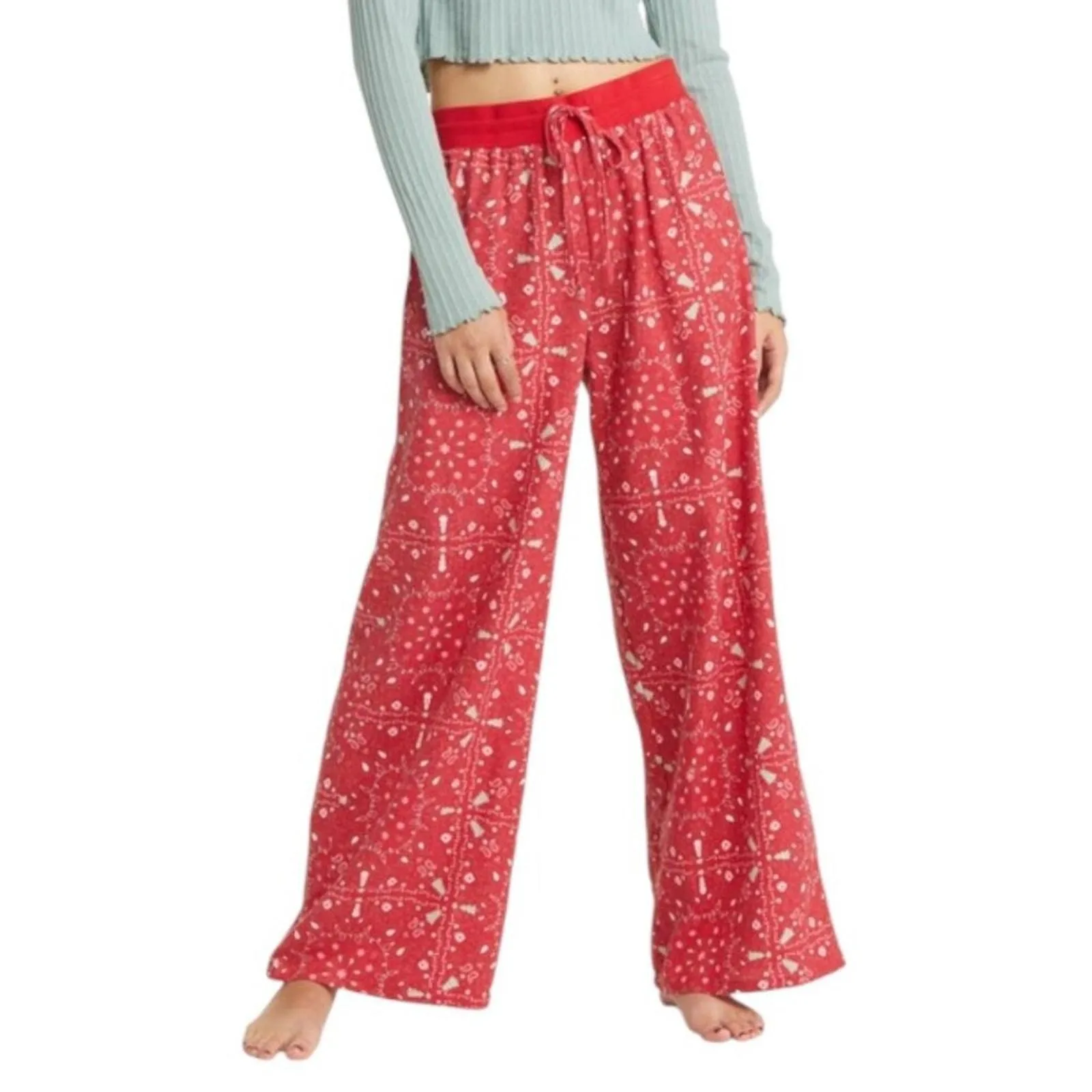 Product image for BP Cotton Blend Flannel Pajama Pants In Red Bandana Size Small NWOT $39 MSRP - bp