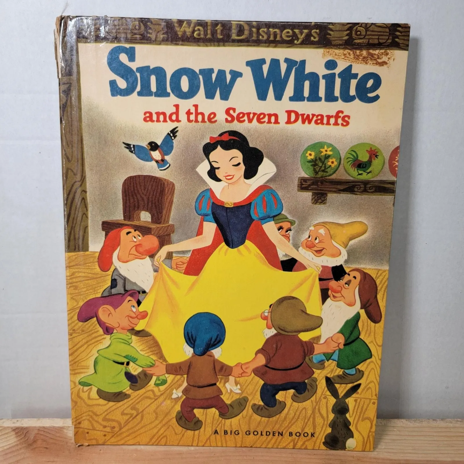 Product image for VINTAGE BOOK Walt Disney's Snow White and the Seven Dwarfs hardback (c 1967)