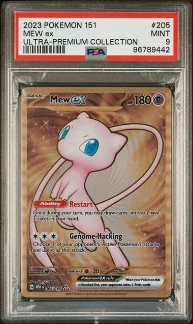 Product image for 2023 POKEMON 151 ULTRA-PREMIUM COLLECTION MEW ex #205 PSA MINT 9