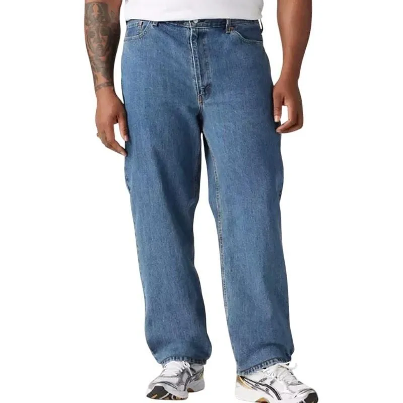 Product image for Levi's Men's 550 Relaxed Fit Jeans in Medium Stone Wash, Size 56X30 - new-with-tags - Levi's