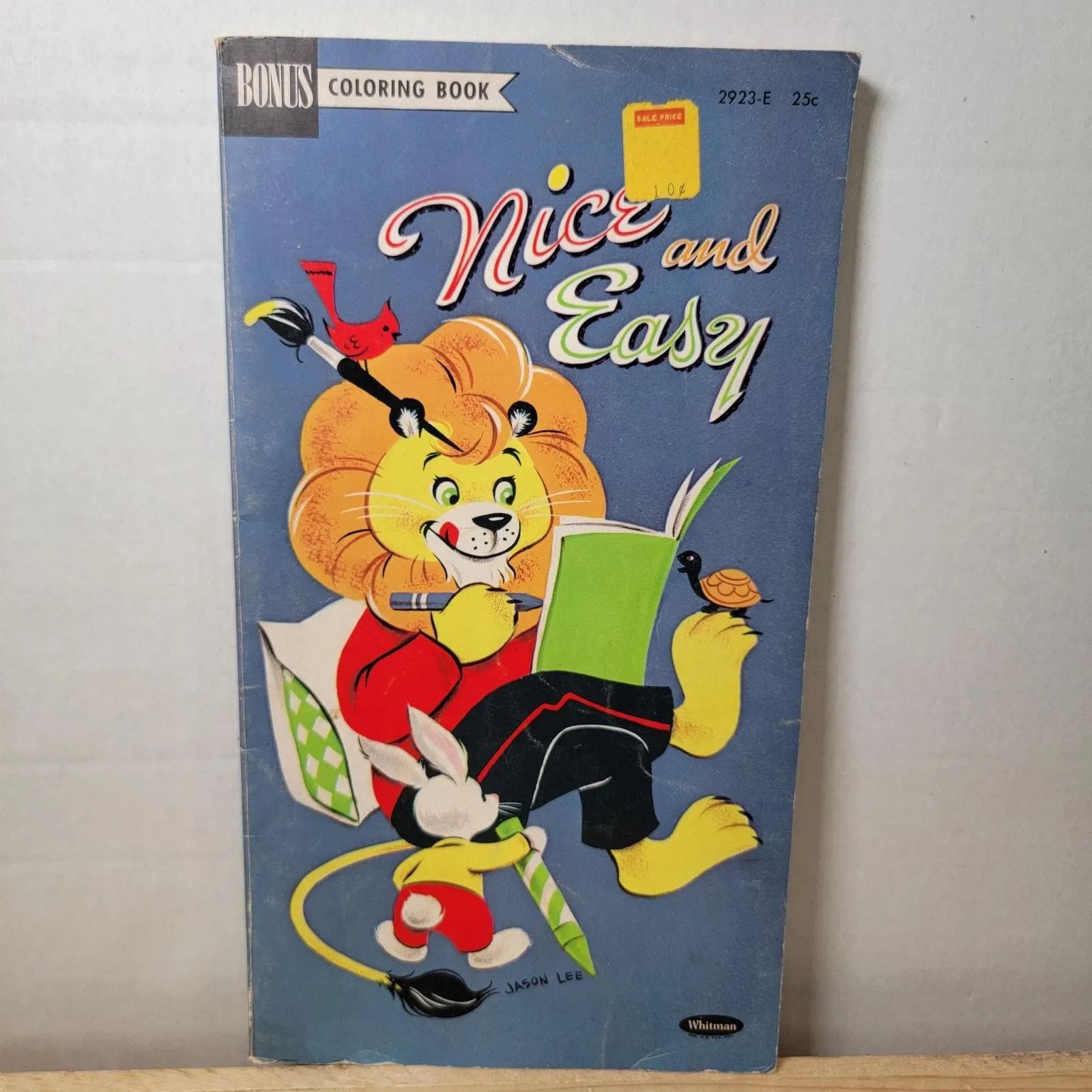 Product image for VINTAGE COLORING BOOK Nice And Easy by Jason Lee (c 1965)