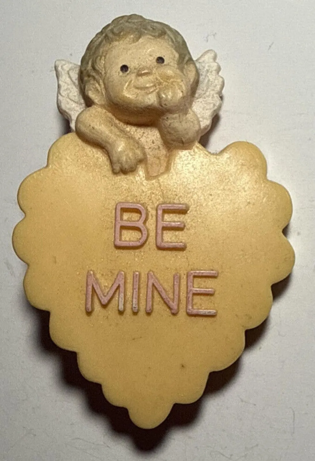 Product image for Vintage Hallmark Be Mine Valentine's Day Angel Pin E14