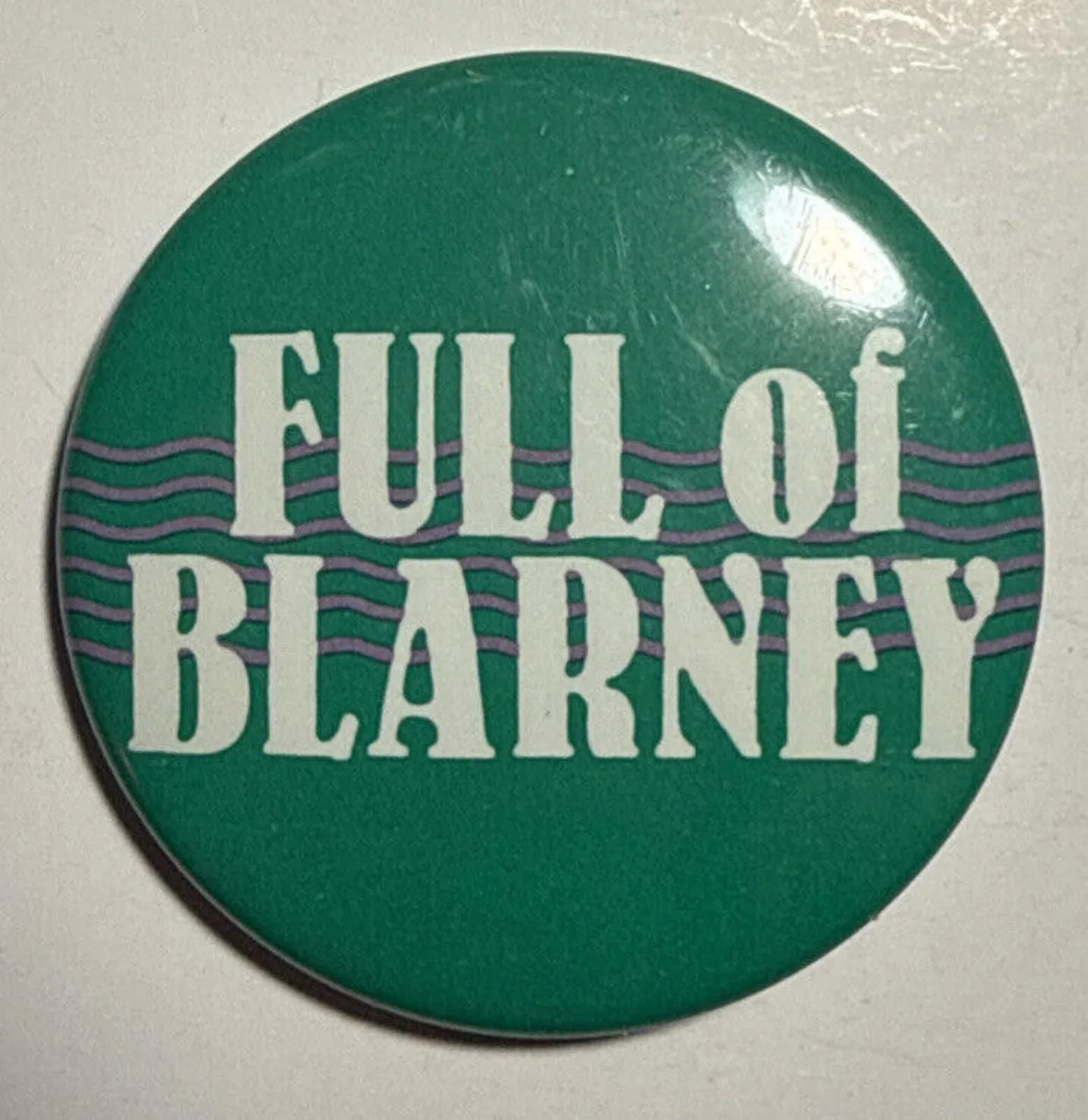 Product image for Full of Blarney St. Patrick's Day Pinback Button E15