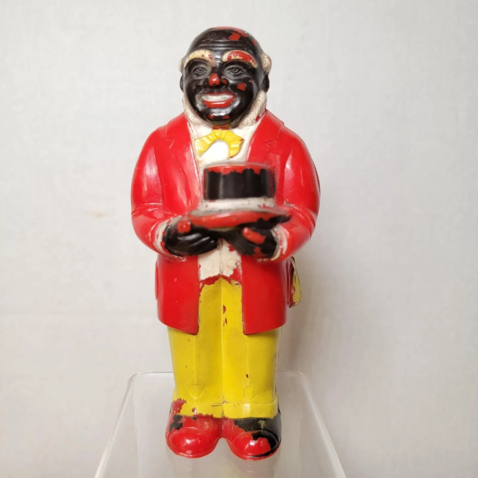 Product image for VINTAGE Uncle Moses Plastic Pepper Shaker (Black Americana)