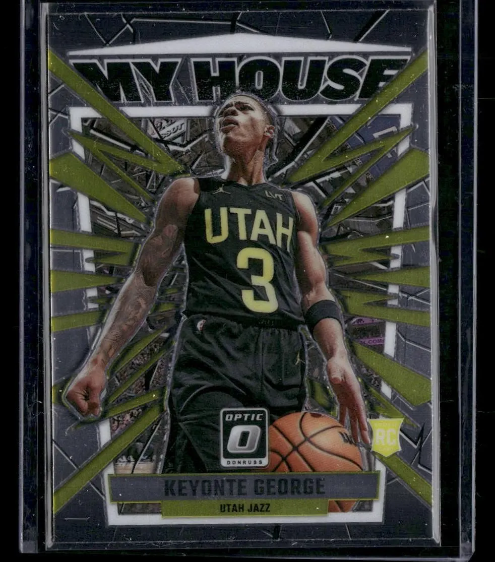 Product image for 2023-24 Donruss Optic #4 Keyonte George My House Utah Jazz