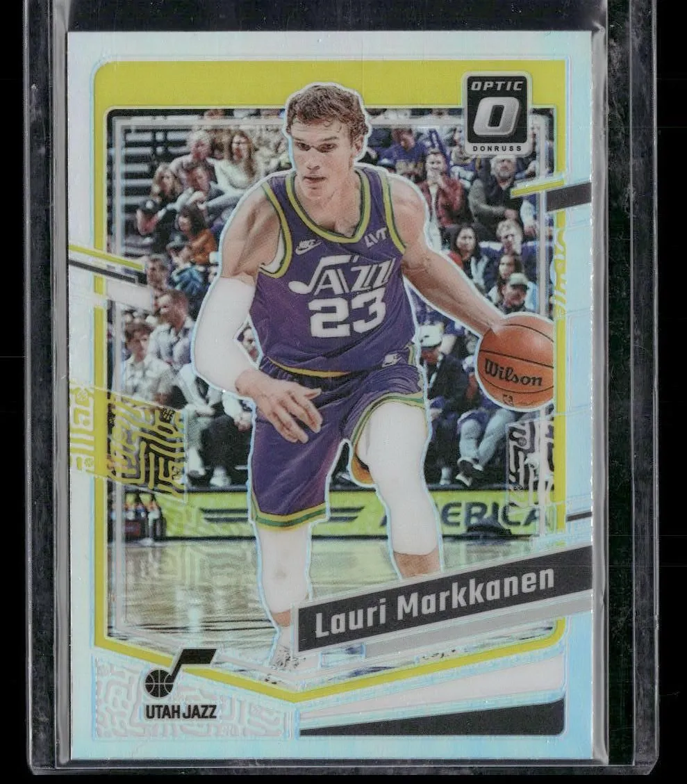 Product image for 2023-24 Donruss Optic #128 Lauri Markkanen Holo Utah Jazz