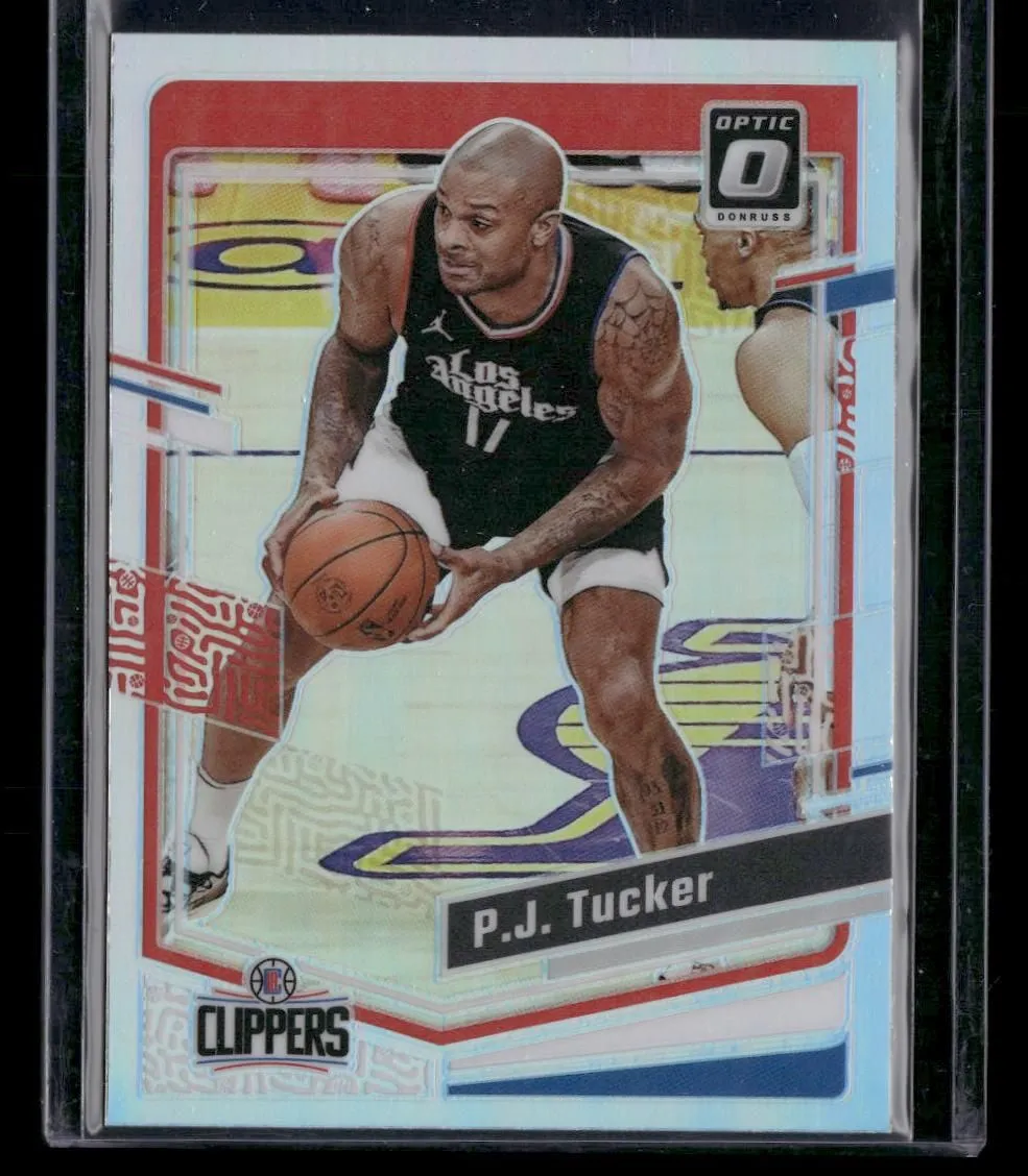 Product image for 2023-24 Donruss Optic #185 P.J. Tucker Holo Los Angeles Clippers