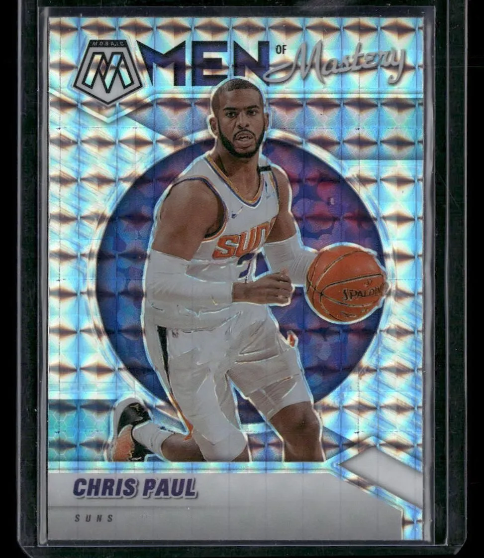 Product image for 2020-21 Panini Mosaic #9 Chris Paul Men of Mastery Mosaic Phoenix Suns