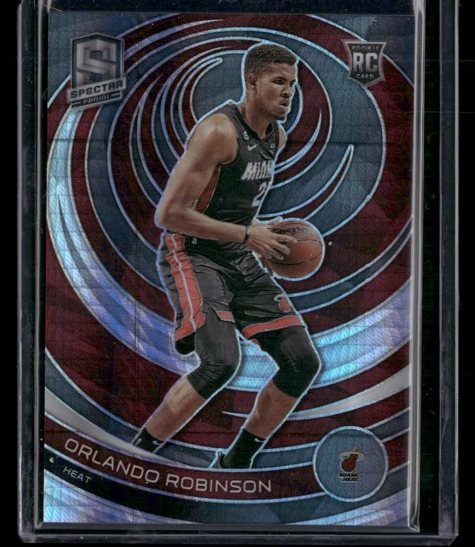 Product image for 2022-23 Panini Spectra #197 Orlando Robinson Miami Heat Rookie