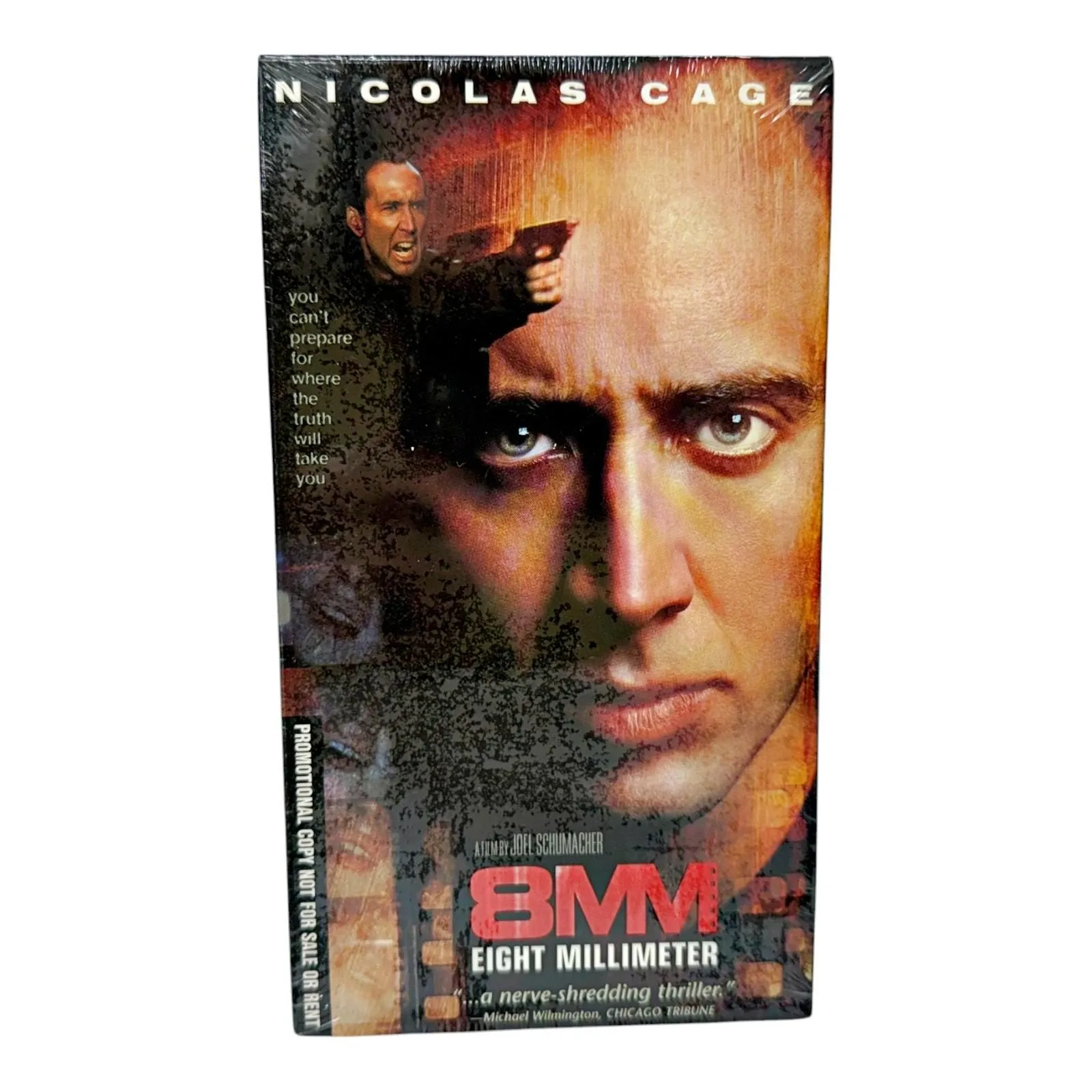 Product image for 8MM VHS Screener Promo SEALED 1999 Nicolas Cage Joaquin Phoenix James Gandolfini