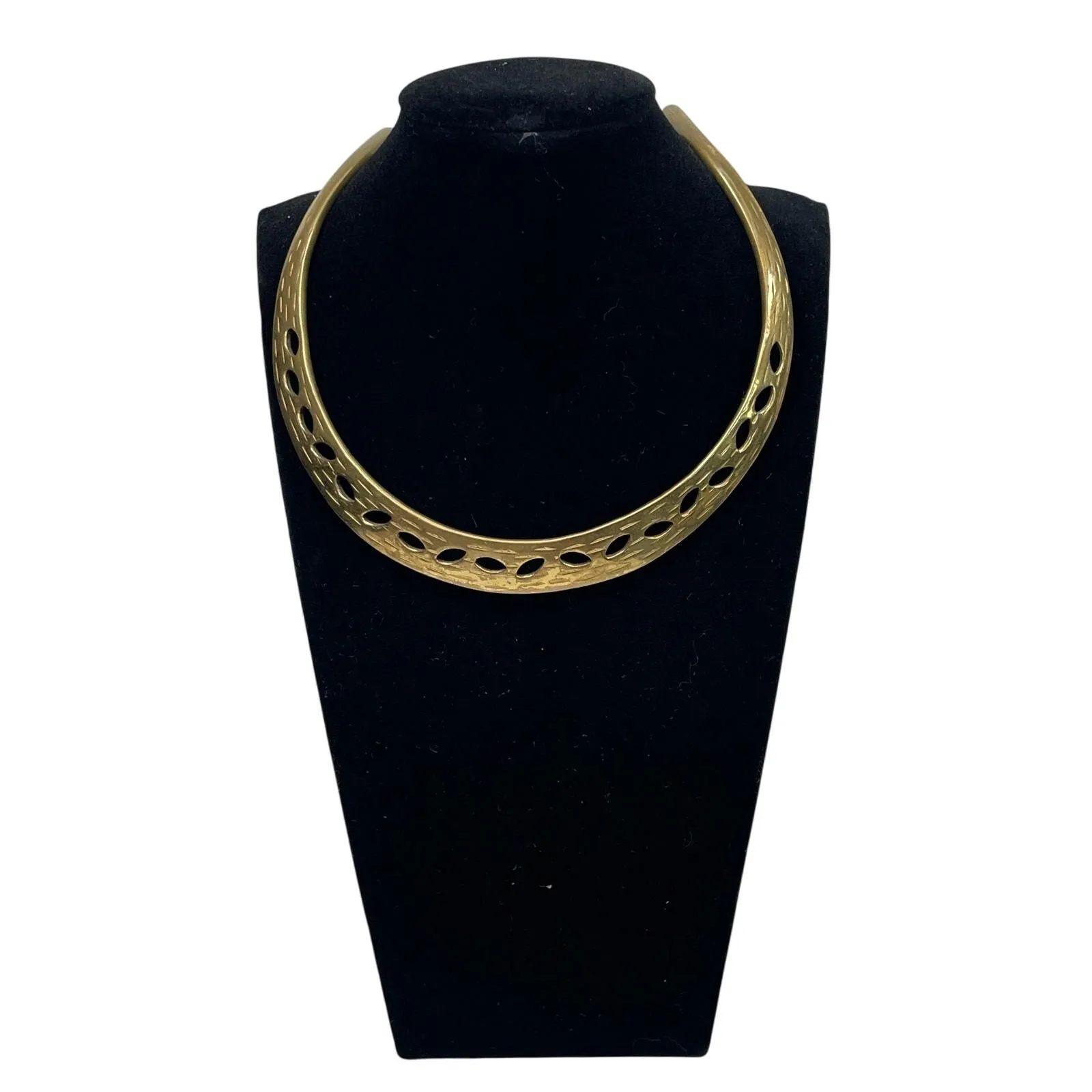 Product image for Necklace Choker Boho Bohemian 5" Good Tone Egyptian - pre-owned---good
