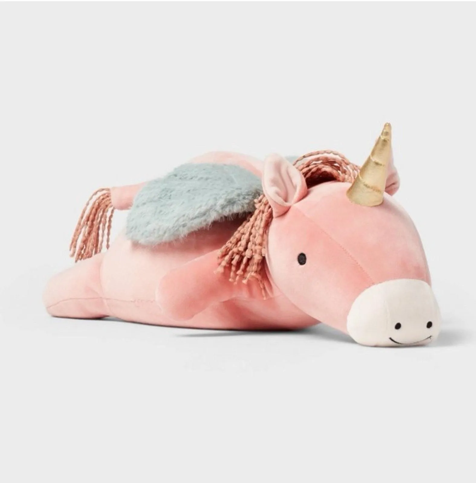 Product image for Pegasus Weighted Plush Kids' Throw Pillow Pink - Pillowfort™