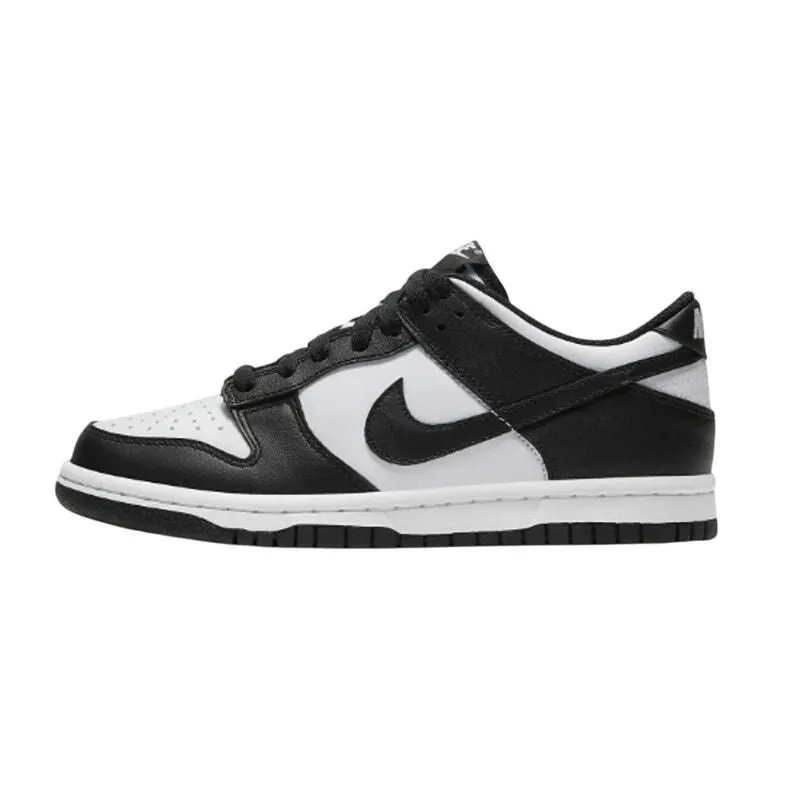 Product image for Nike Big Kids Dunk Low in Black/White, Size 7Y - new - Nike