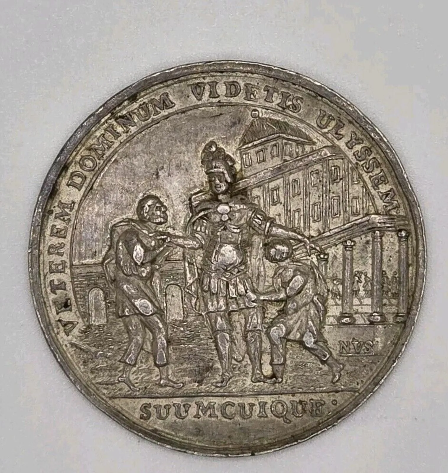 Product image for 1751 Netherlands Willem VI Marquis Of Vissingen Silver Inauguration Medal AU - Coins, non-U.S. currency