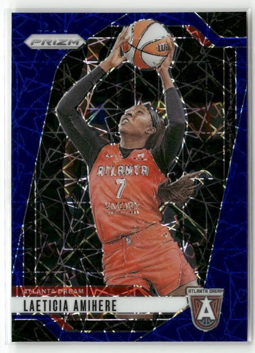 Product image for 2024 Panini Prizm WNBA #54 Laeticia Amihere Blue Velocity Prizms