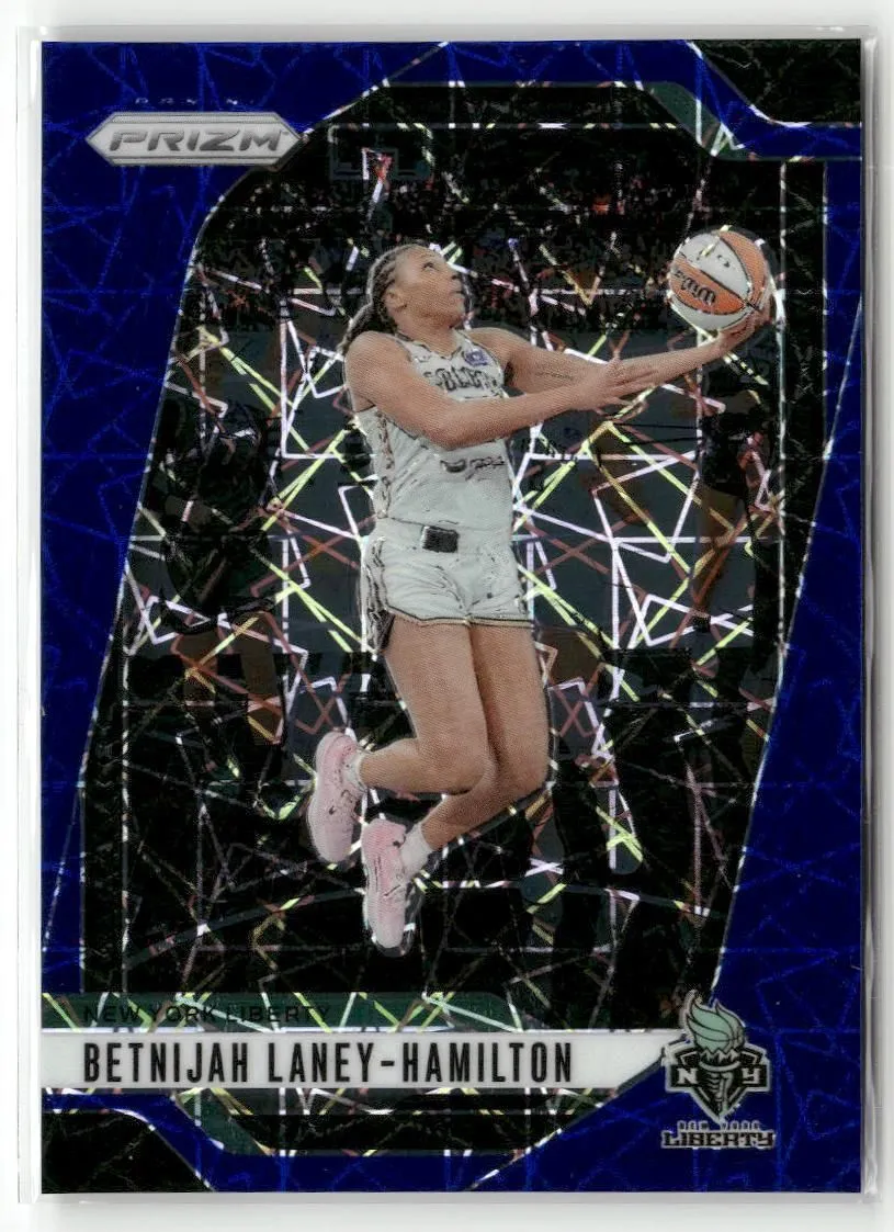 Product image for 2024 Panini Prizm WNBA #5 Betnijah Laney-Hamilton Blue Velocity Prizms
