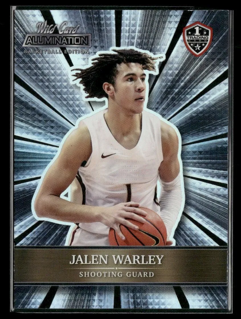 Product image for 2021-22 Wild Card Alumination #ABC-33 Jalen Warley Silver