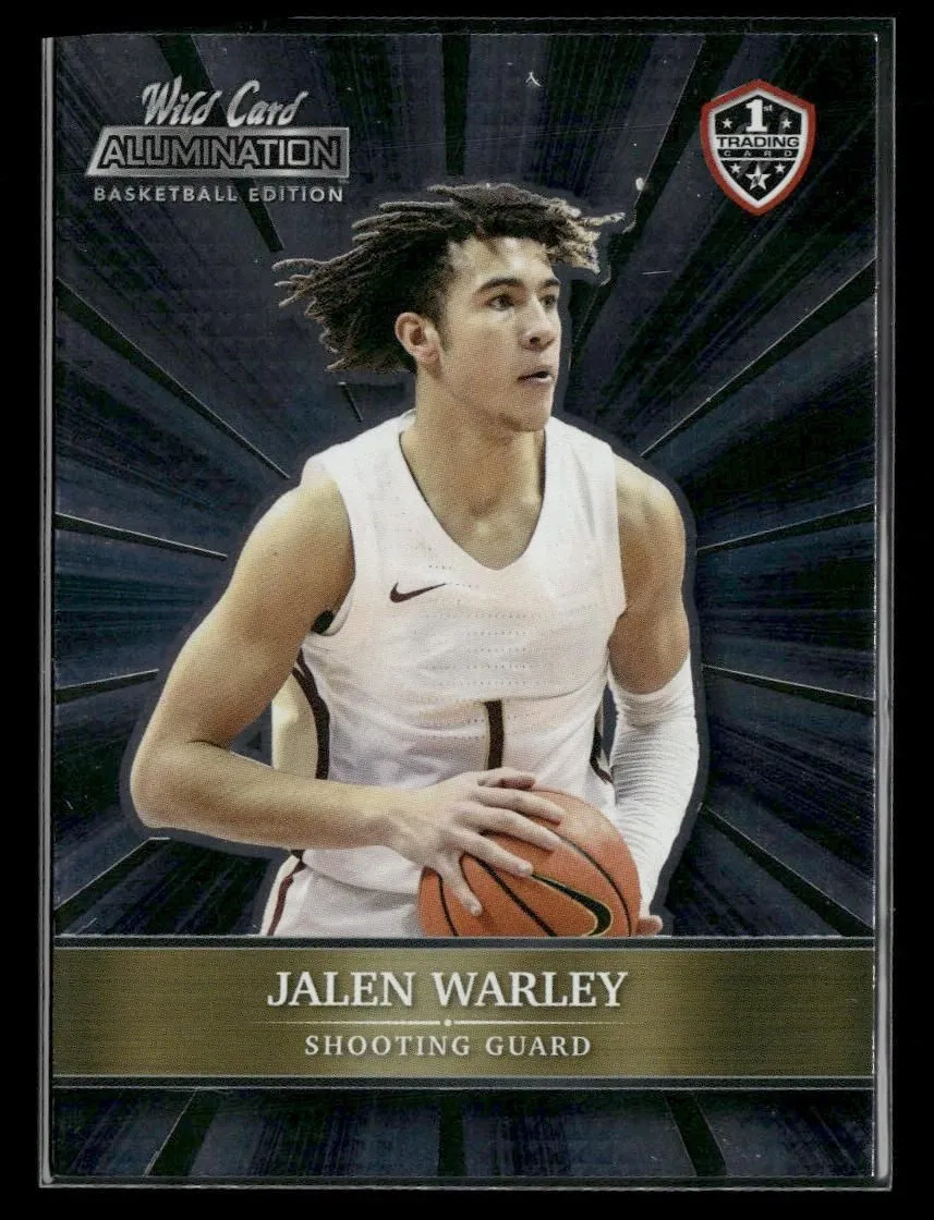 Product image for 2021-22 Wild Card Alumination #ABC-33 Jalen Warley Florida State Seminoles