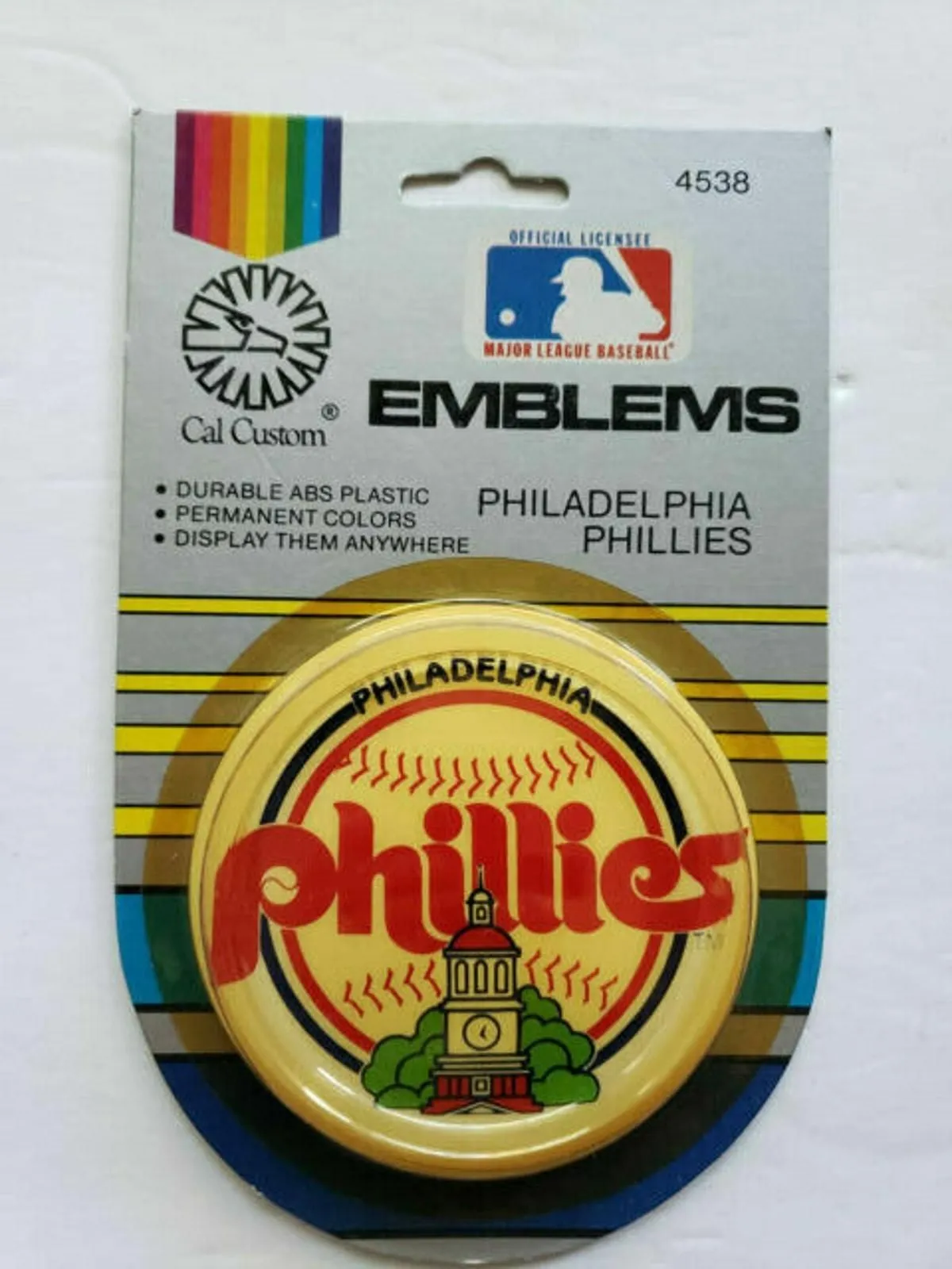 Product image for 1984 Cal Customs MLB Philadelphia Phillies Vehicle / Emblem U294