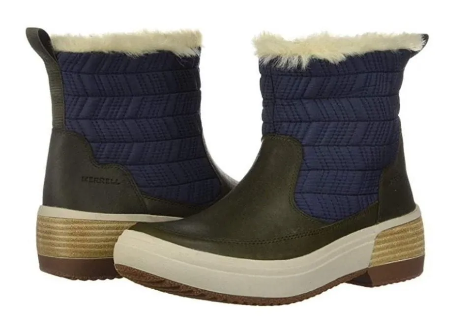 Product image for Merrell Haven Bluff Polar Waterproof - Peacoat - Size 5.5 - new - Merrell