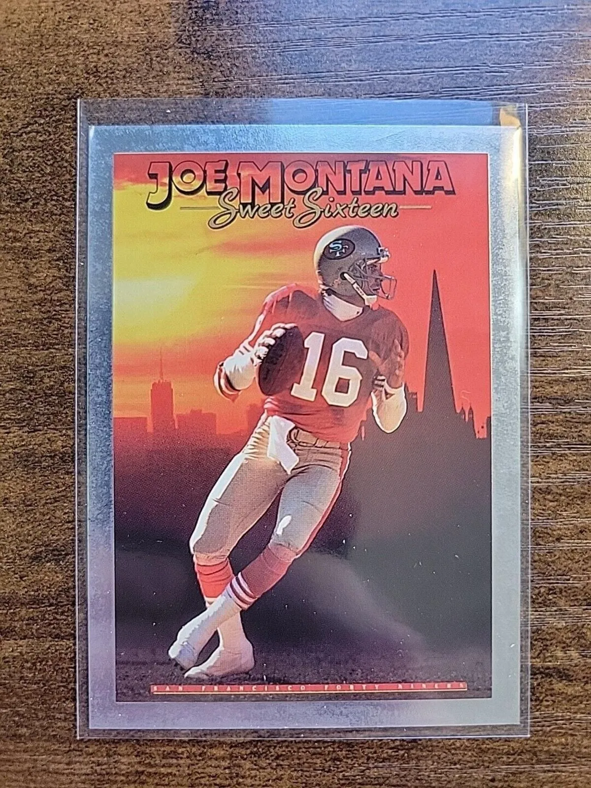 Product image for Joe Montana 1992 Skybox Primetime #M06/15 - Sweet Sixteen - NFL - Fresh Pull