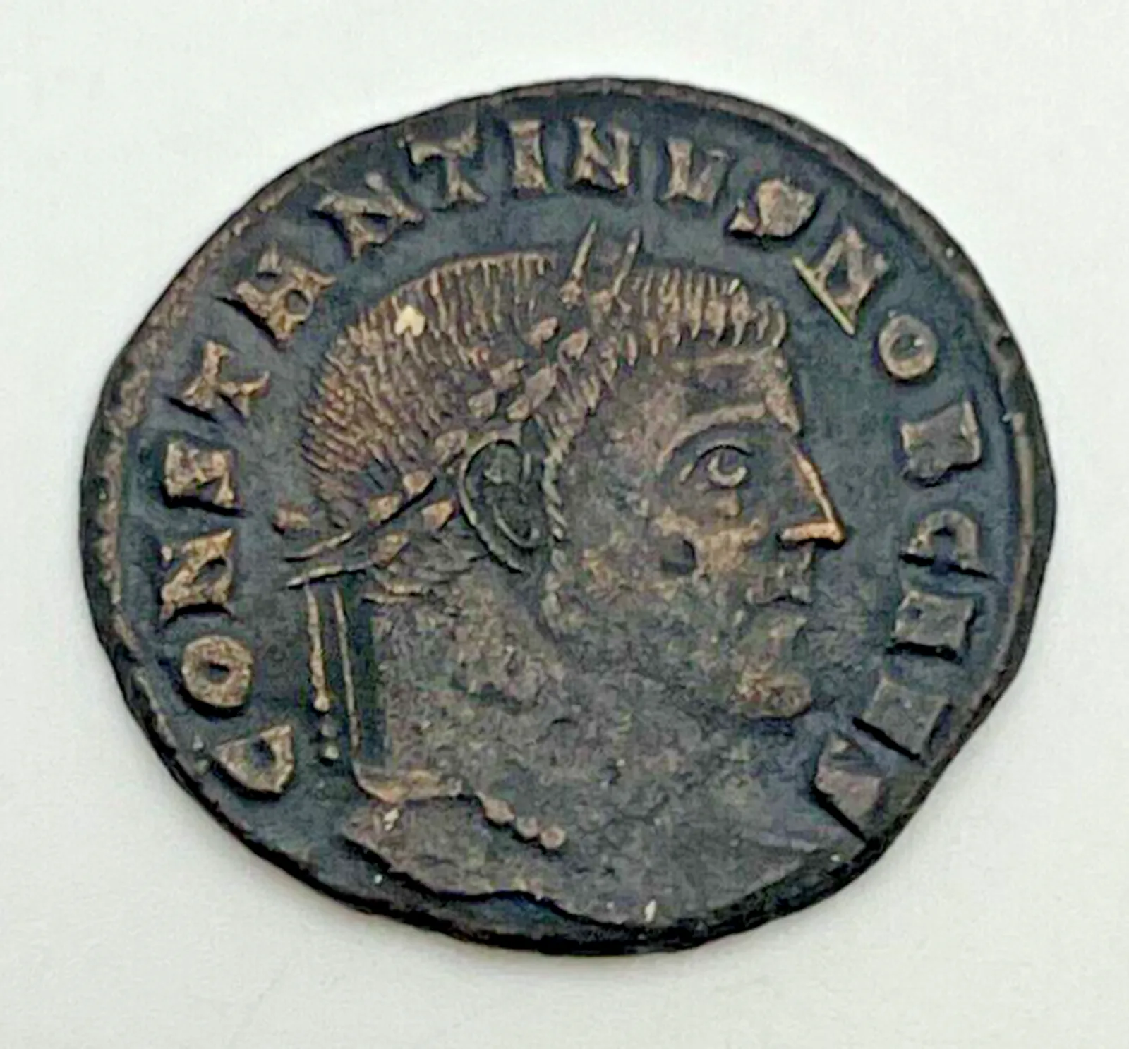 Product image for 307 AD Constantine I the Great AE Follis as Caesar Ticinum Mint Perpetva Virtus - Coins, non-U.S. currency